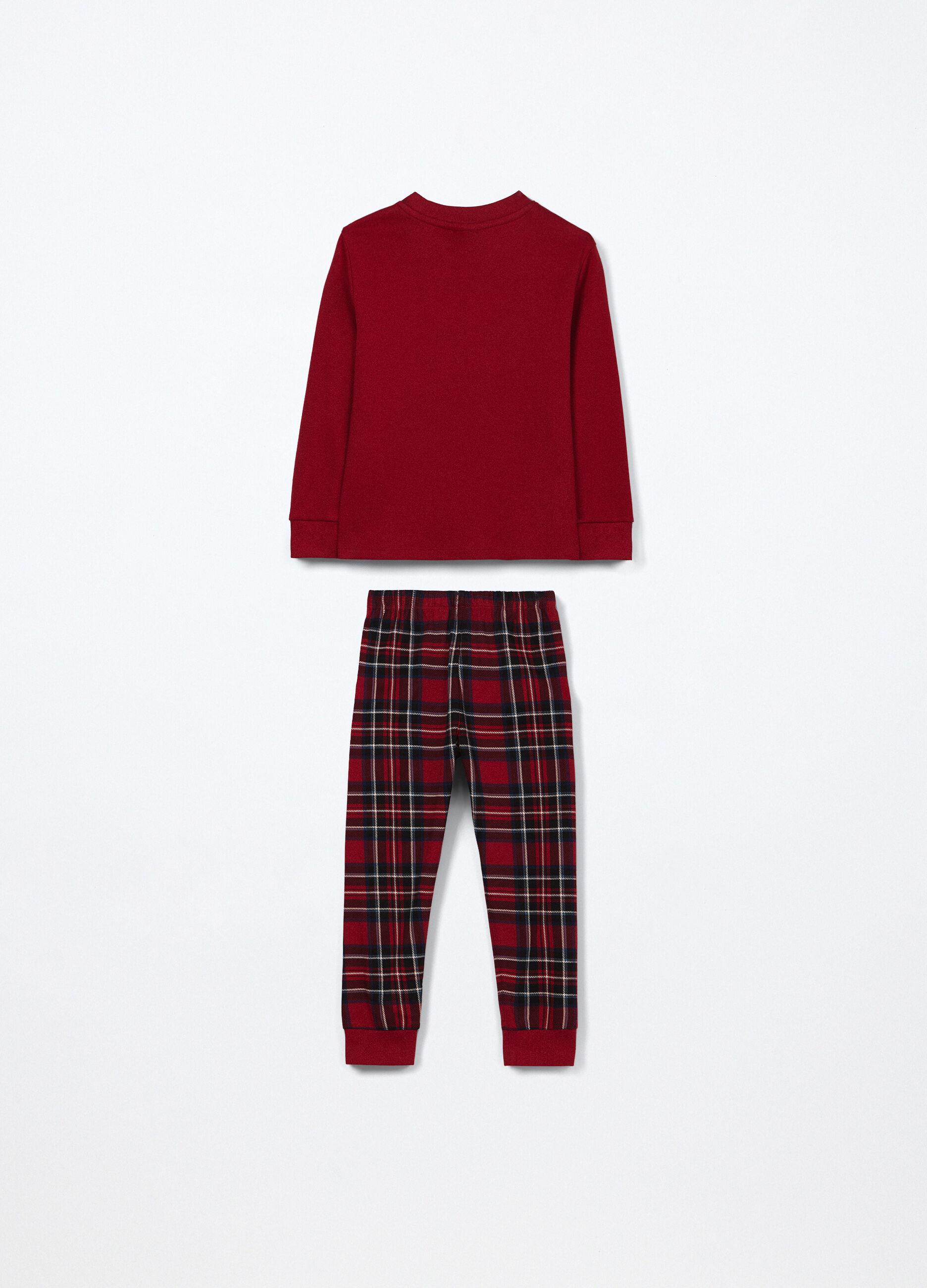 Set pigiama lungo in interlock di puro cotone neonato_1