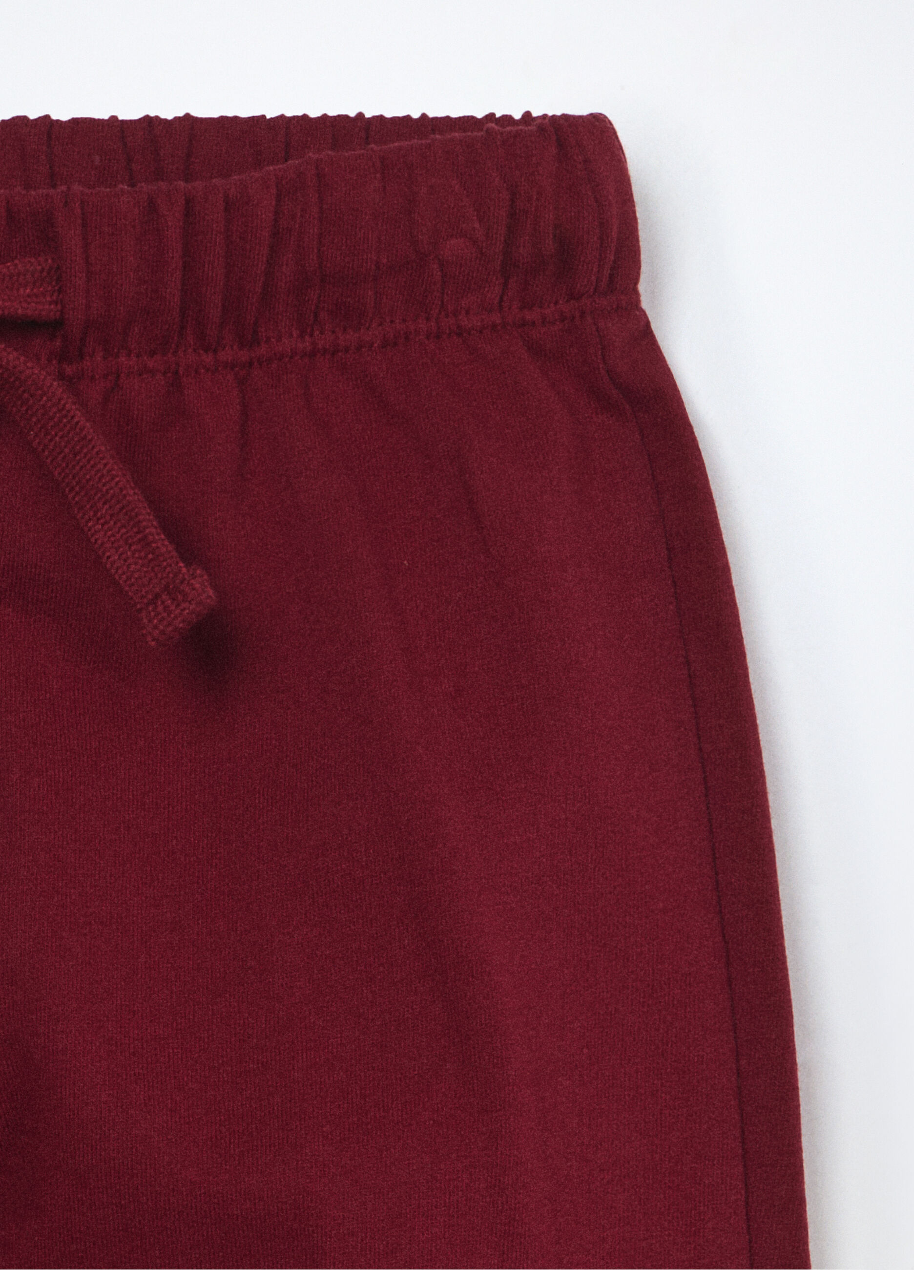 Jogger in french terry di puro cotone neonato_2