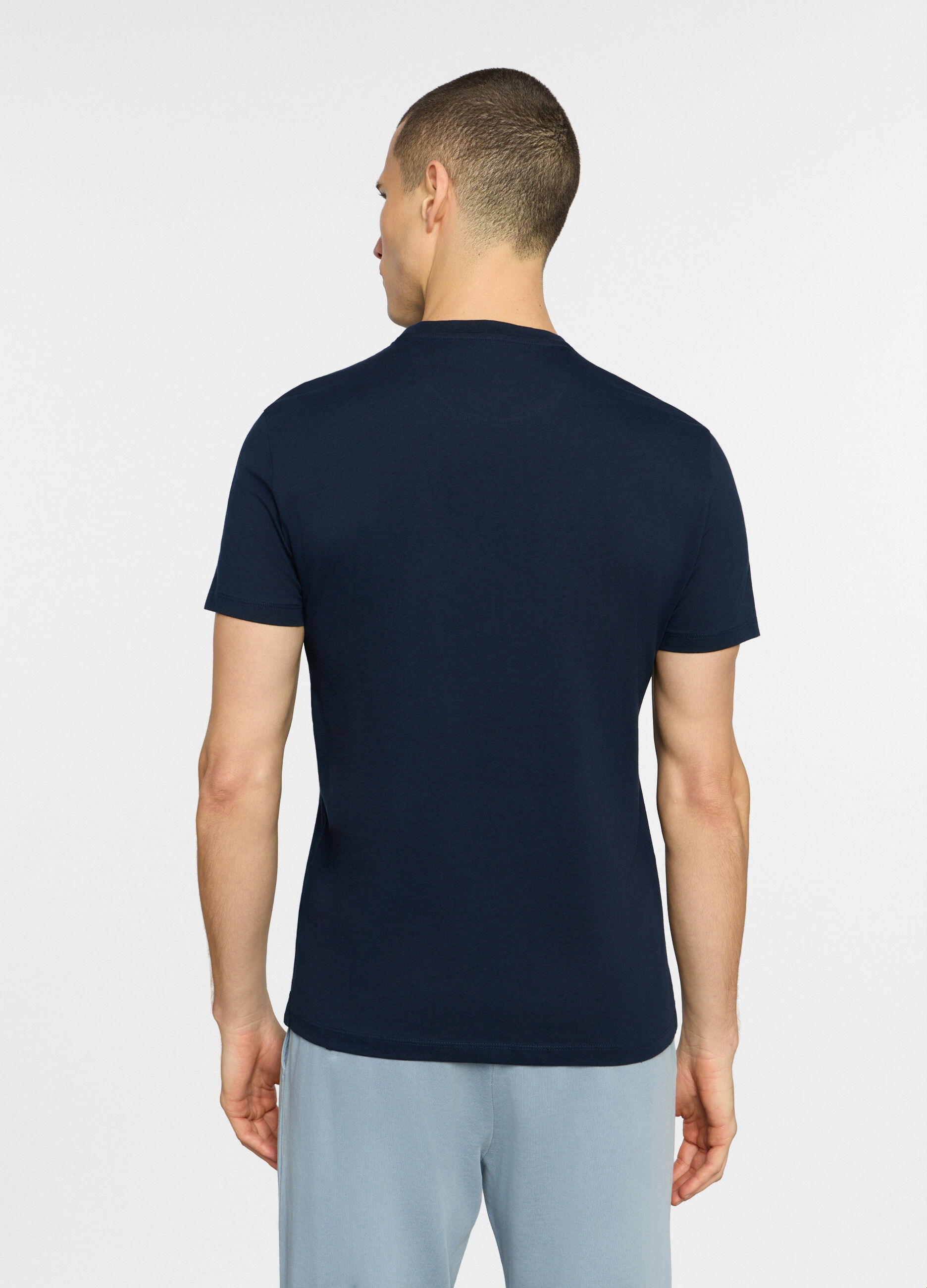 T-shirt slim fit in cotone uomo_1