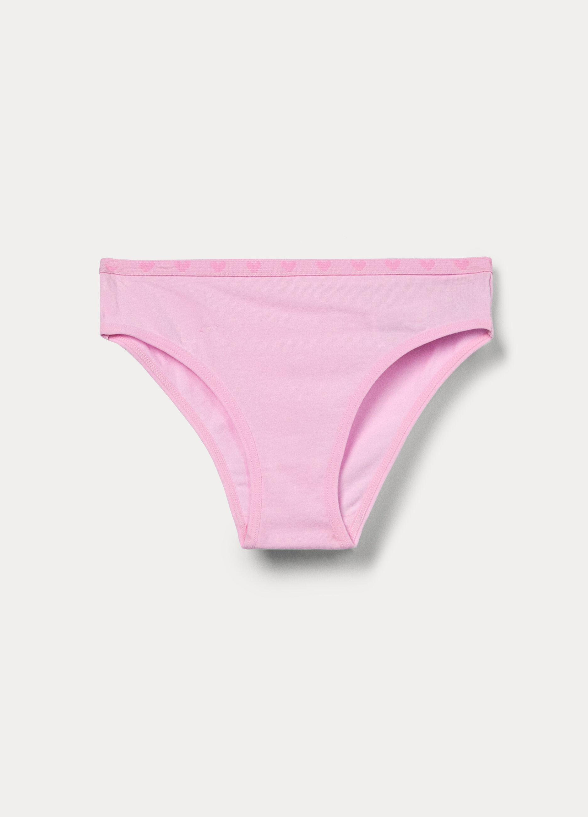 Pack 7 slip in jersey di cotone stretch bambina_2