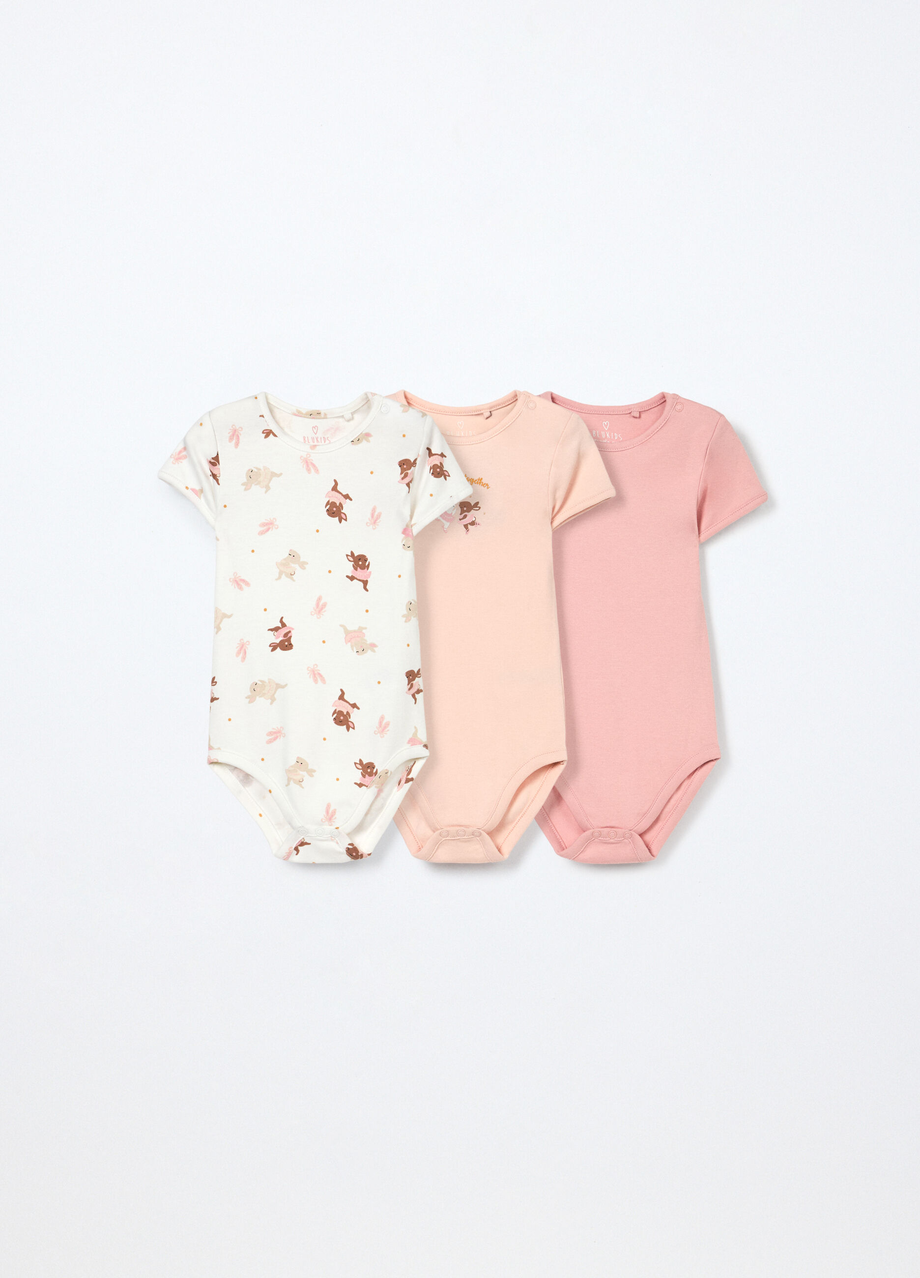 Pack 3 body in interlock di puro cotone neonata_0