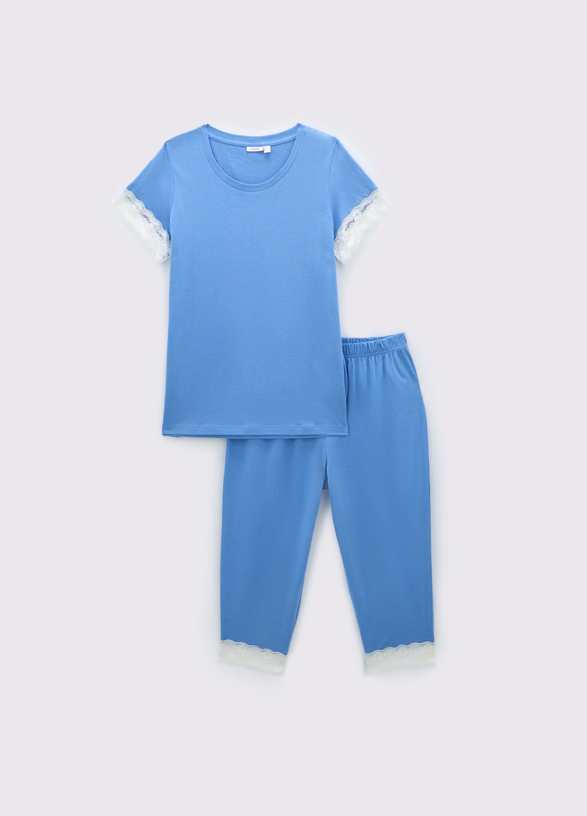 Set pigiama in puro cotone donna_0