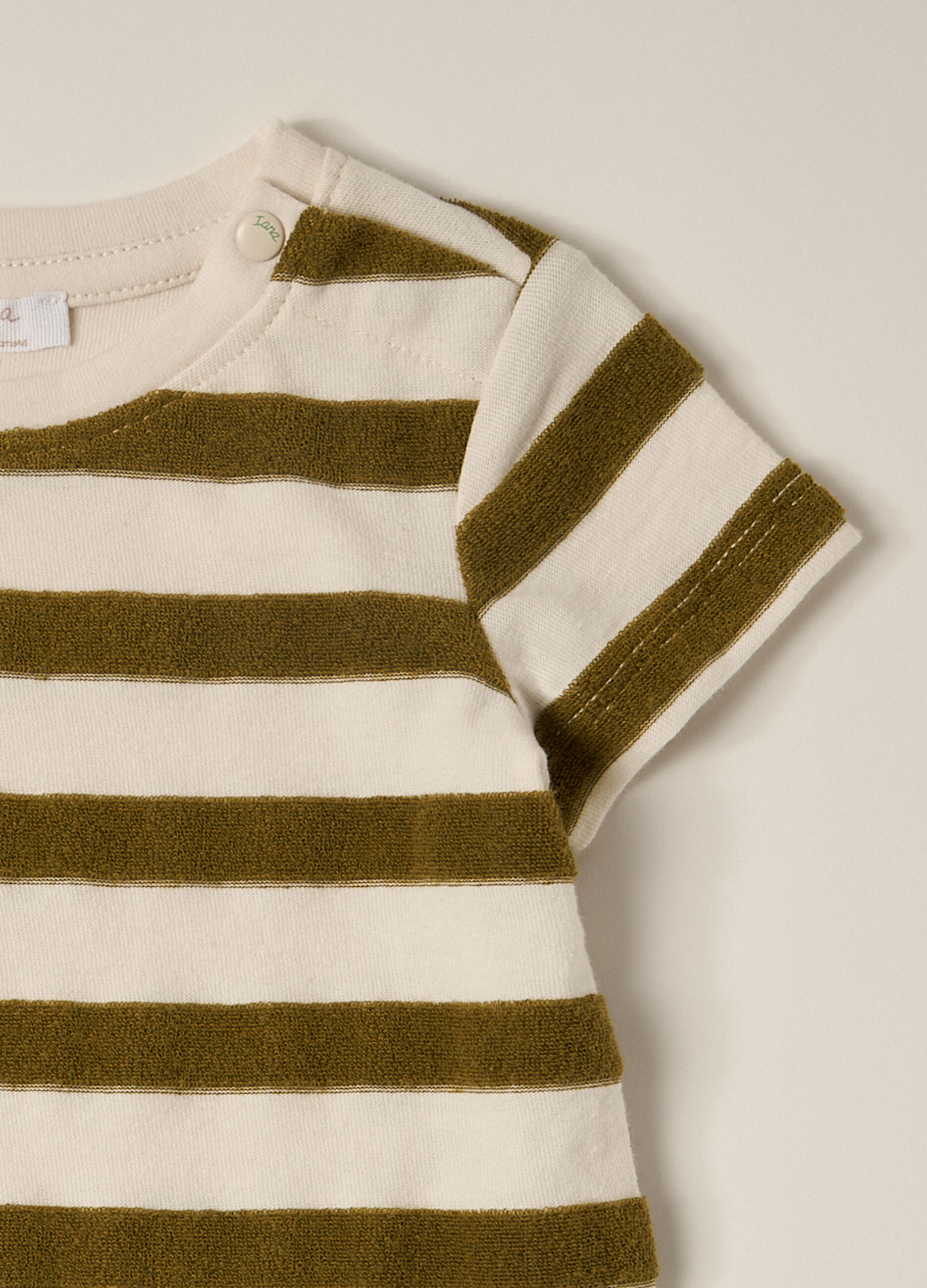 T-shirt in jersey di misto cotone IANA neonato_1