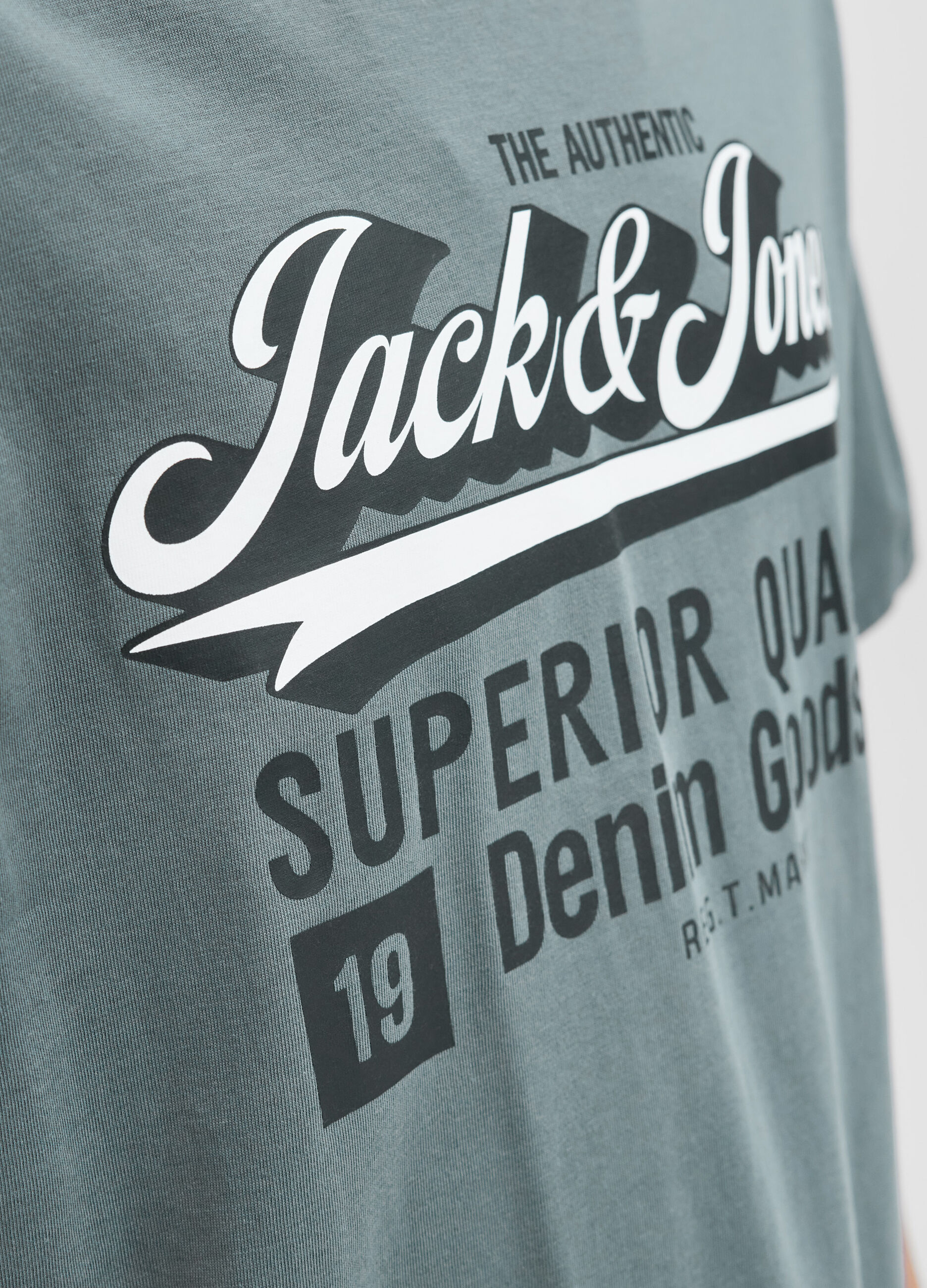 T-shirt girocollo con stampa uomo_4