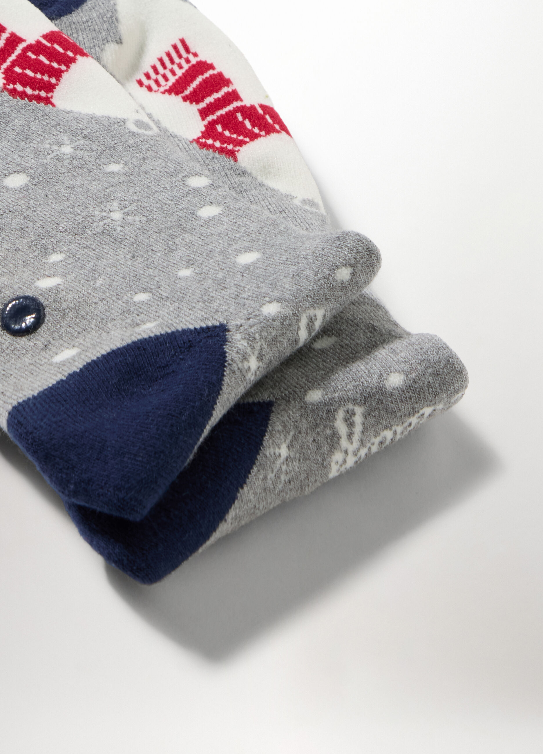 Calzini antiscivolo natalizi misto cotone uomo_1