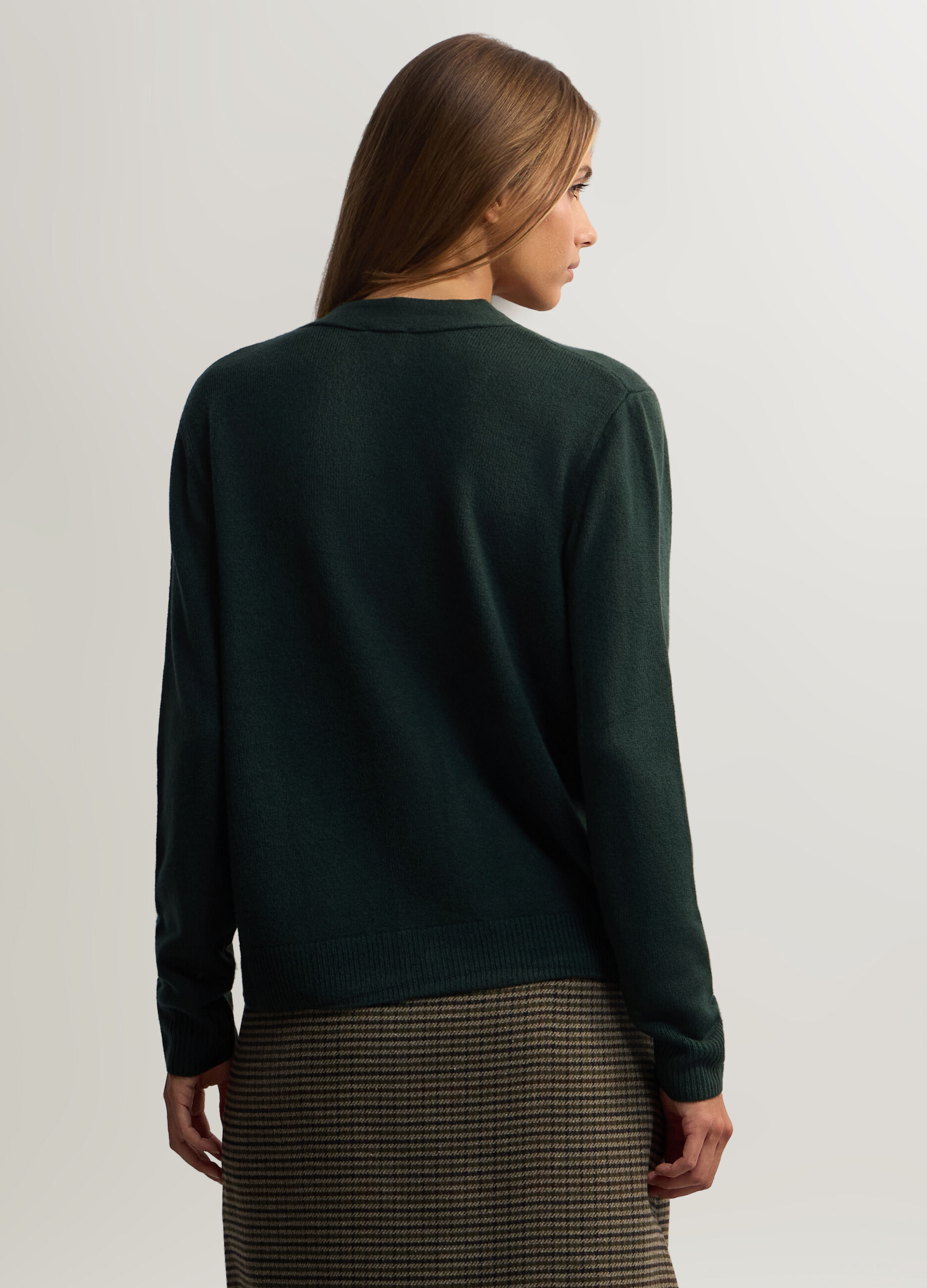 Cardigan con scollo a V Fit over donna_1