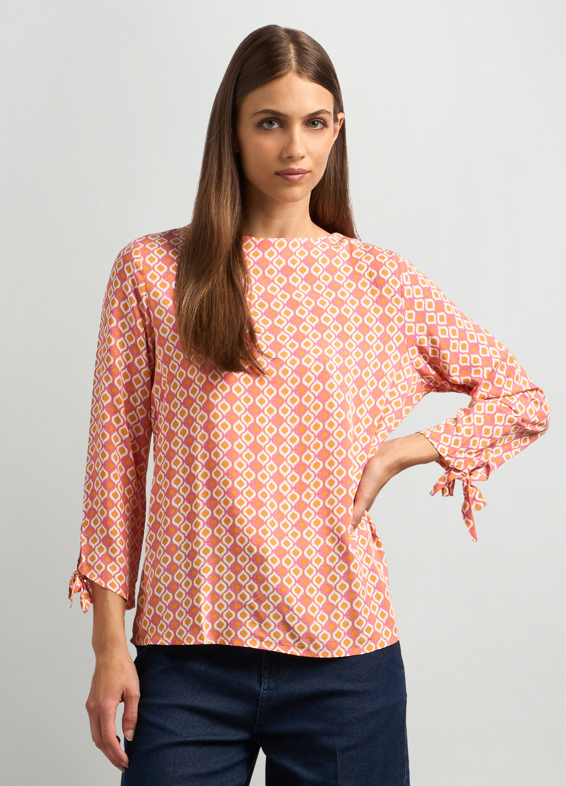 Blusa in pura viscosa donna_0