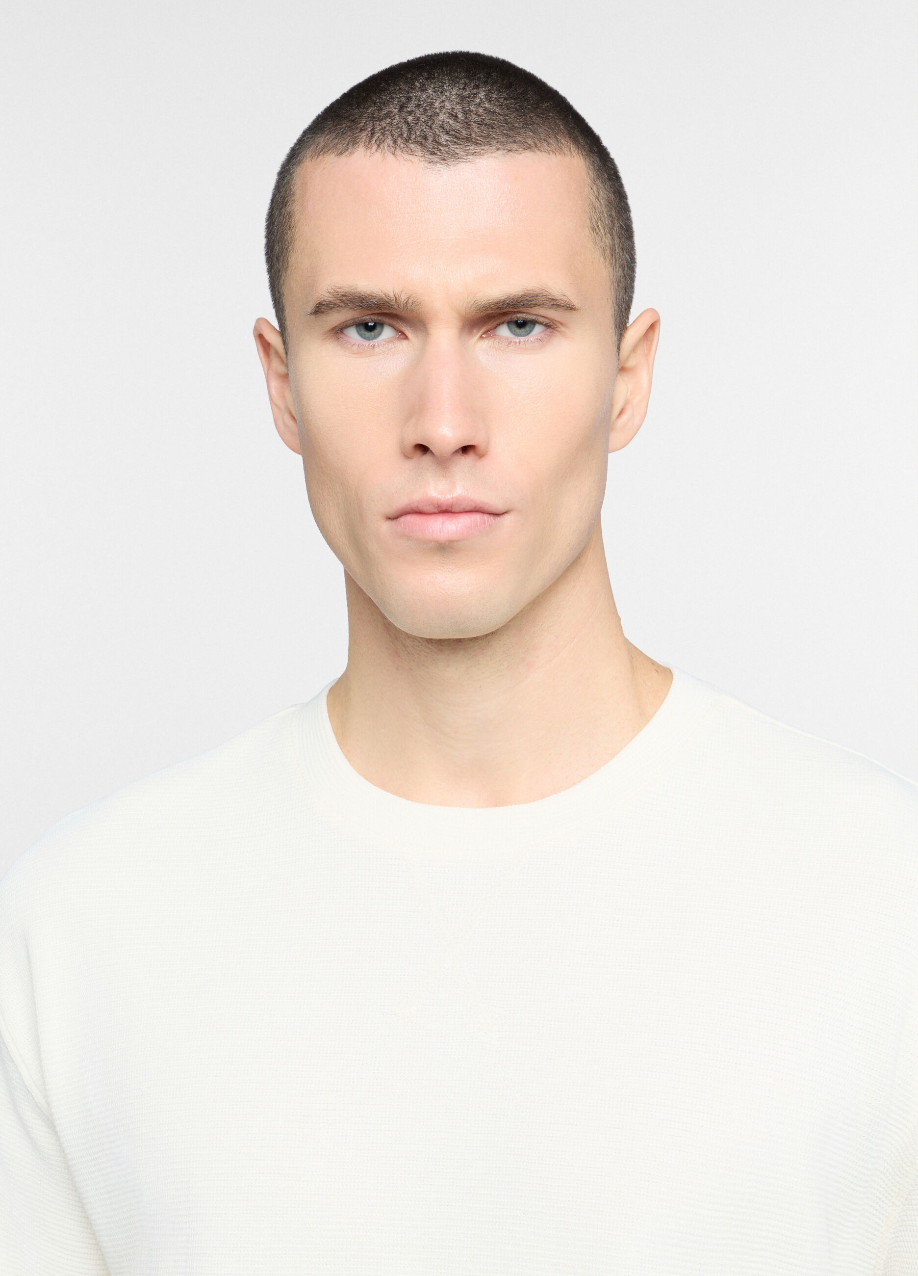 T-shirt maniche corte in maglia uomo_2