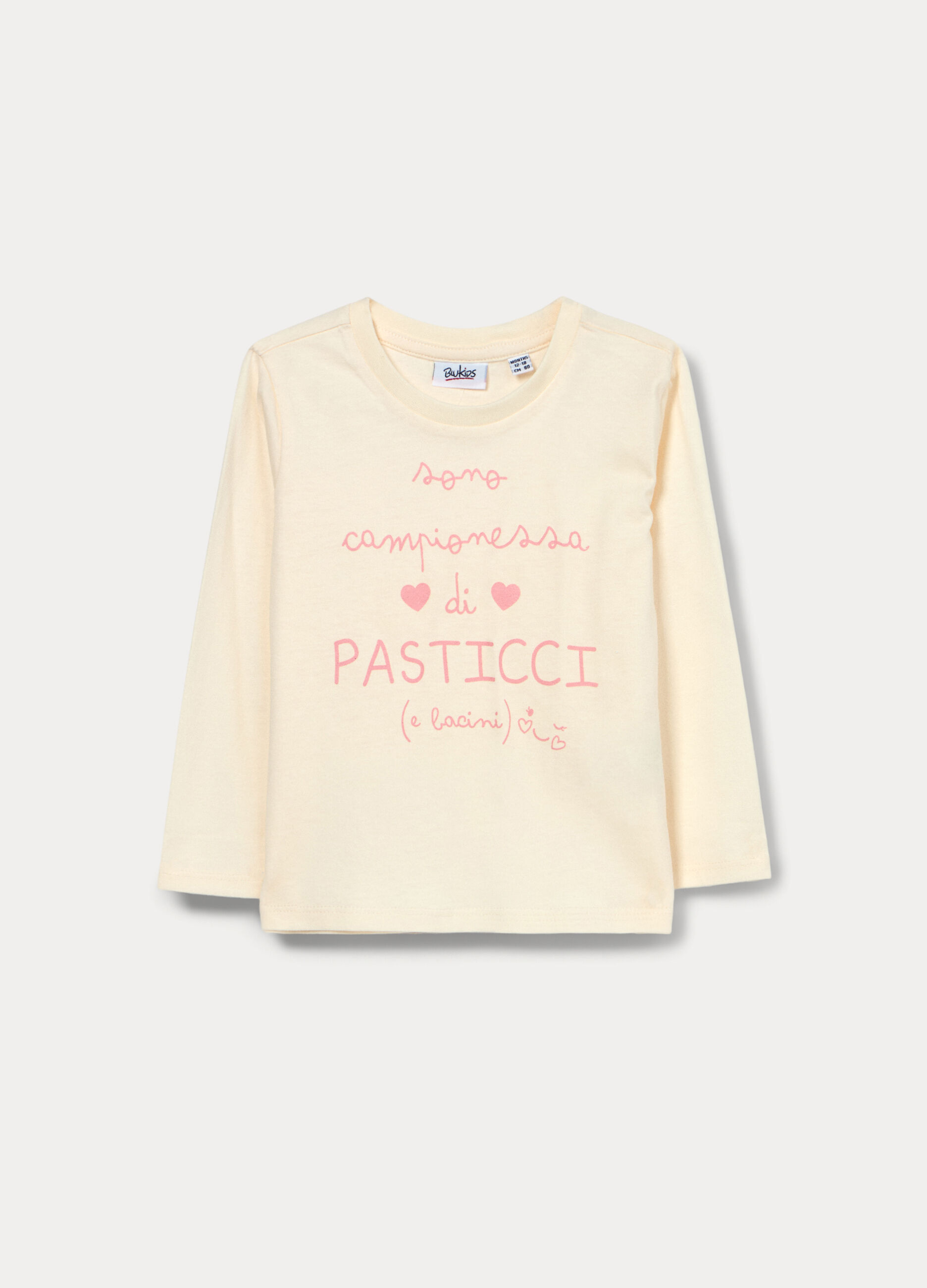 T-shirt in jersey di puro cotone bimba_0