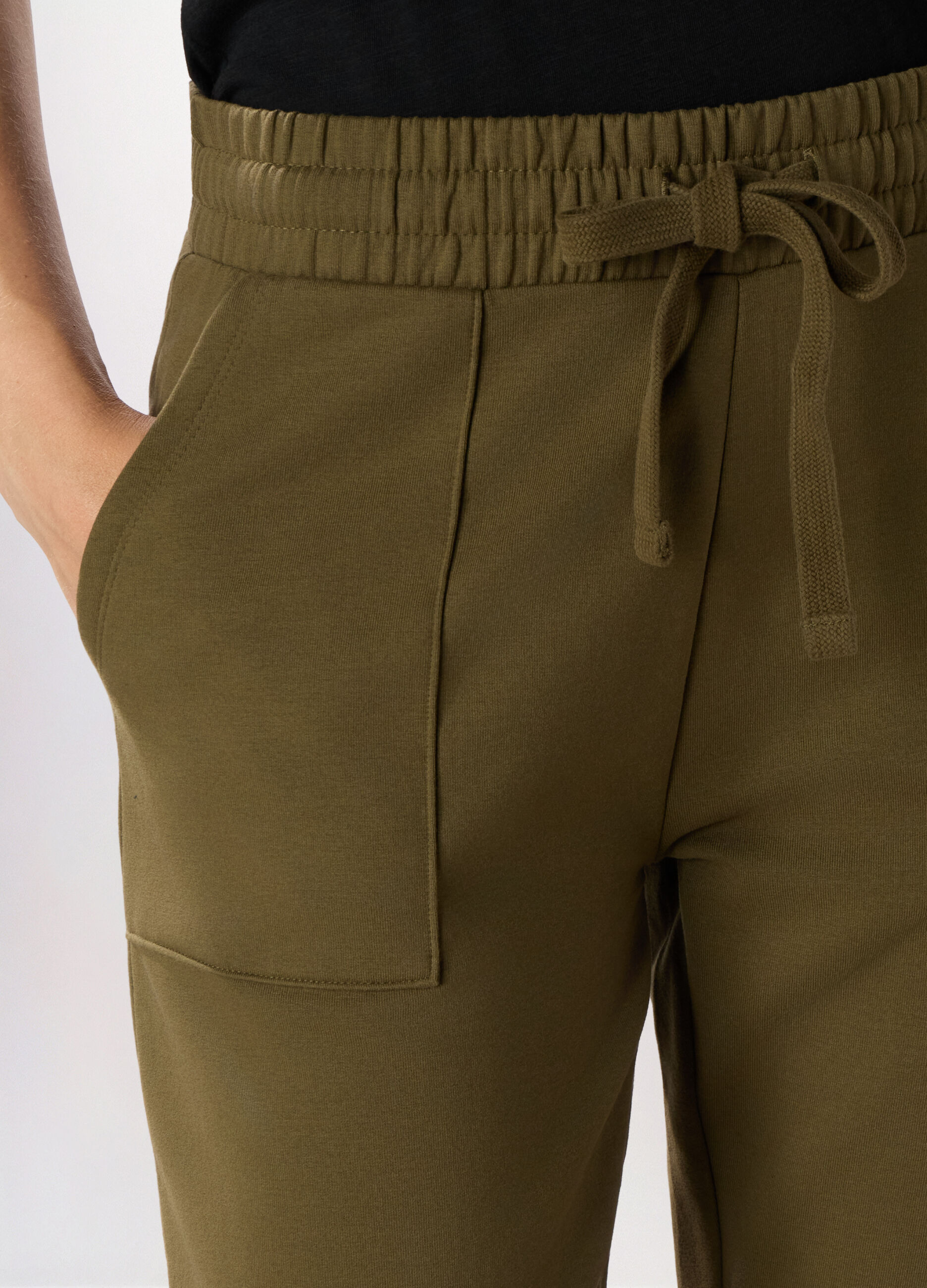 Jogger misto cotone fleece Holistic fitness donna_2