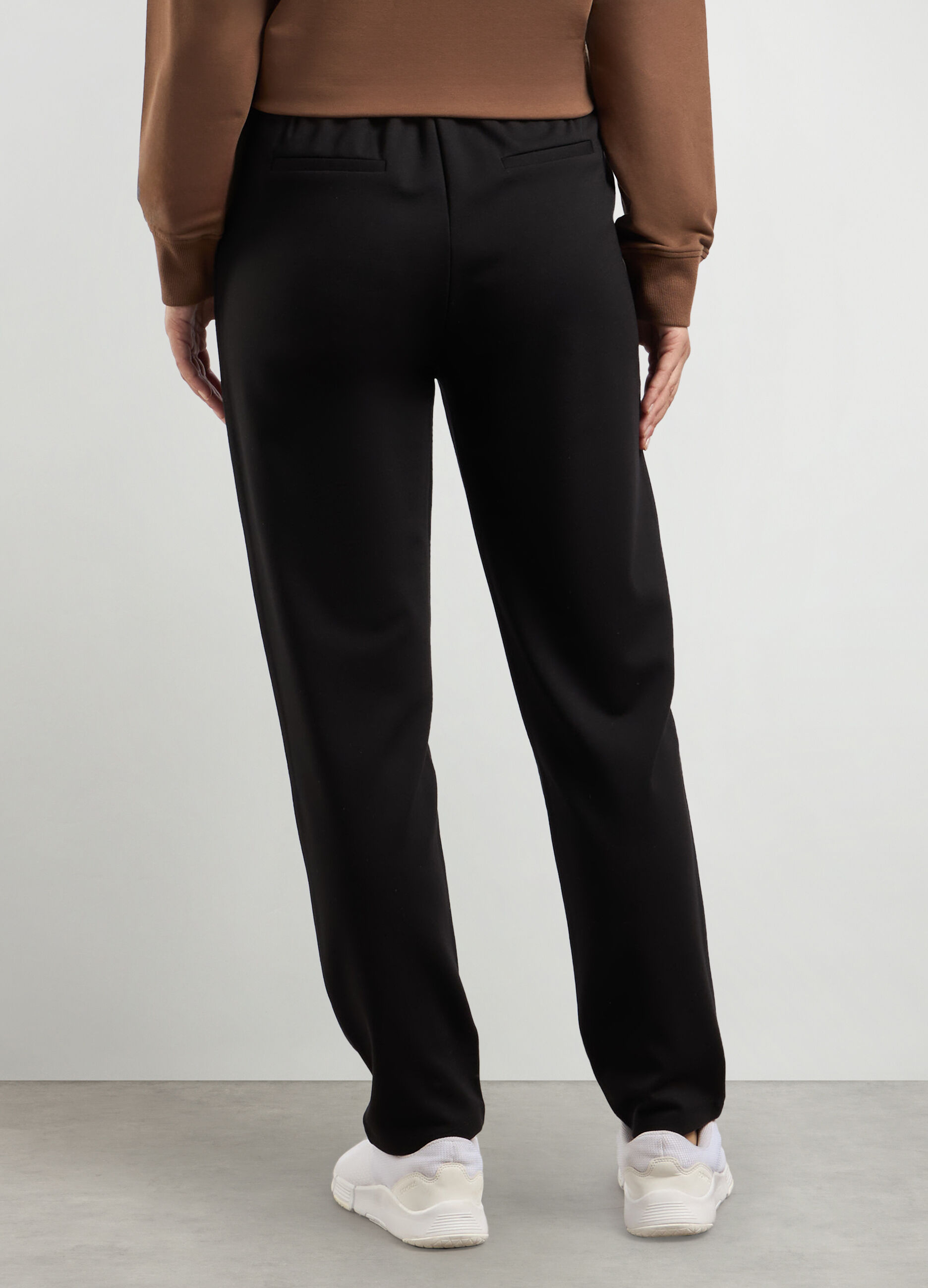 Pantaloni in jersey di viscosa stretch donna_1