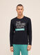 T-shirt pigiama a maniche lunghe con stampa uomo_0