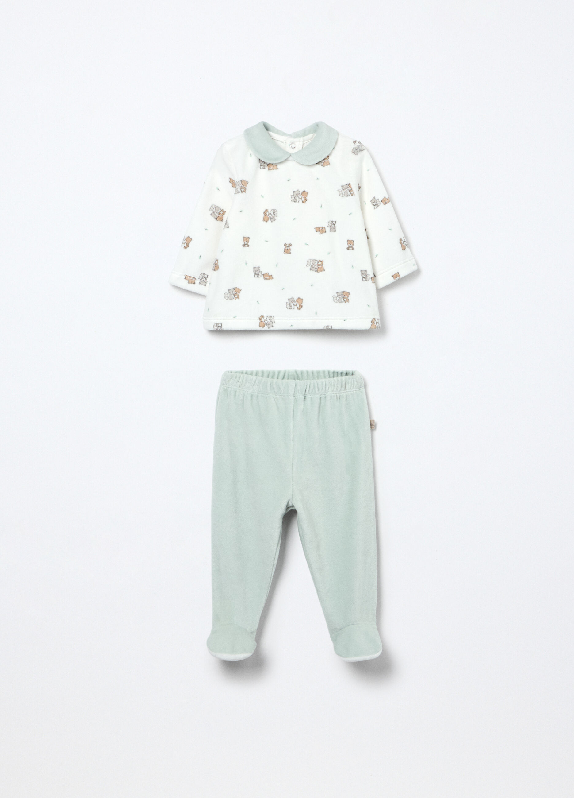 Set in misto cotone velour_0