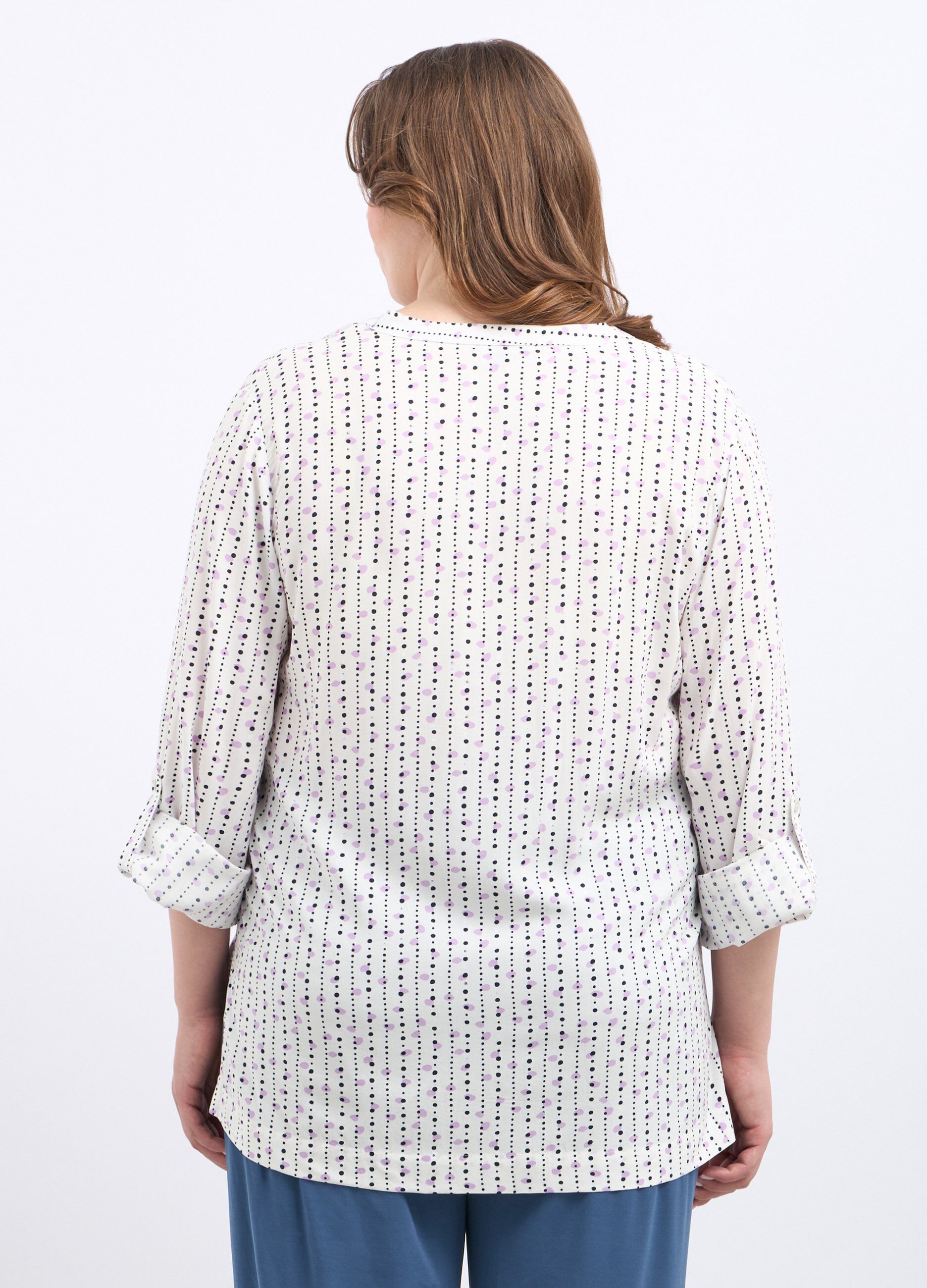 Blusa in pura viscosa donna curvy_1