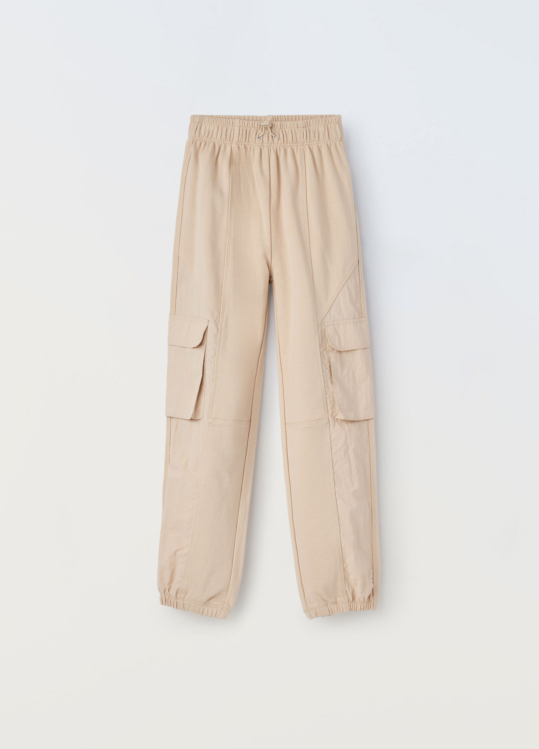 Jogger cargo in puro cotone ragazza_0