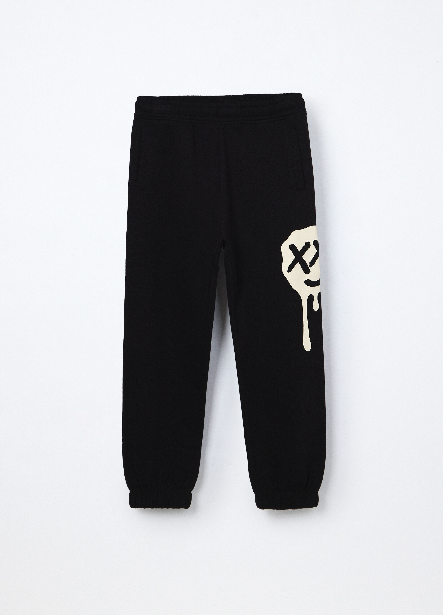 Jogger in felpa di puro cotone ragazzo_0