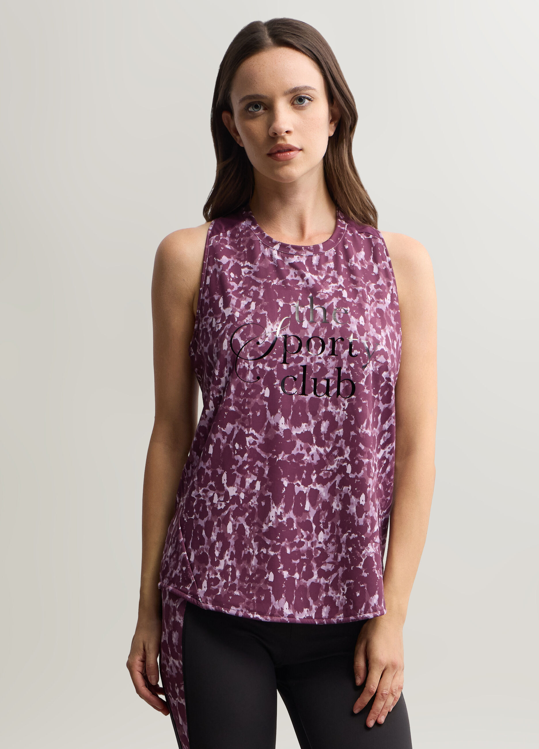 T-shirt girocollo stretch donna_0