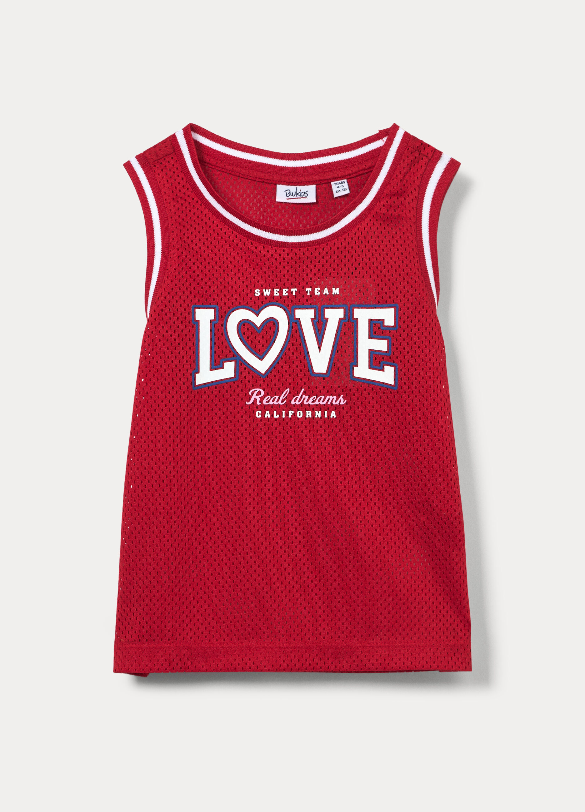 Canotta mesh con stampa bambina_0