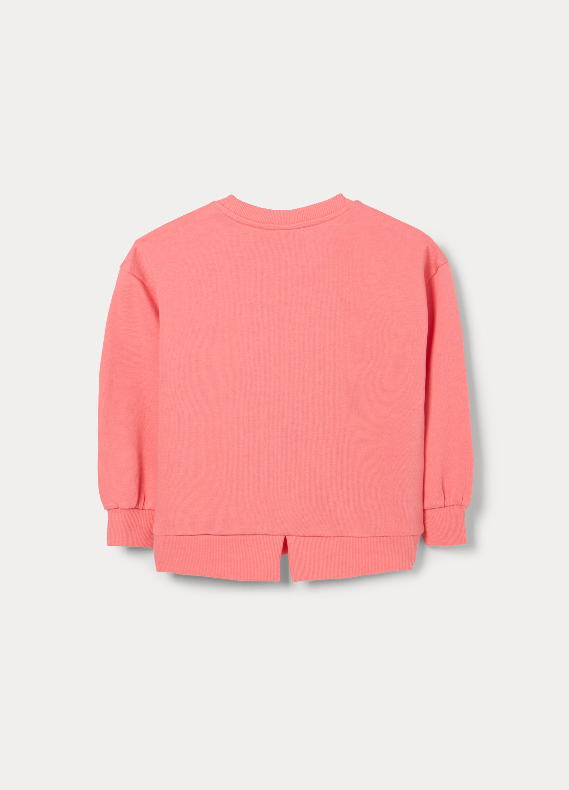 Felpa in french terry misto cotone bambina_1