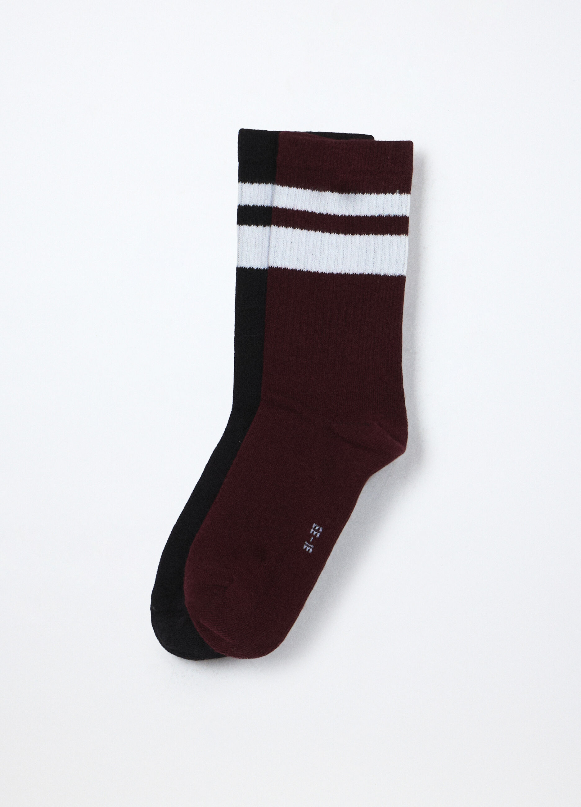 Pack 2 calzini medi misto cotone bambina_1