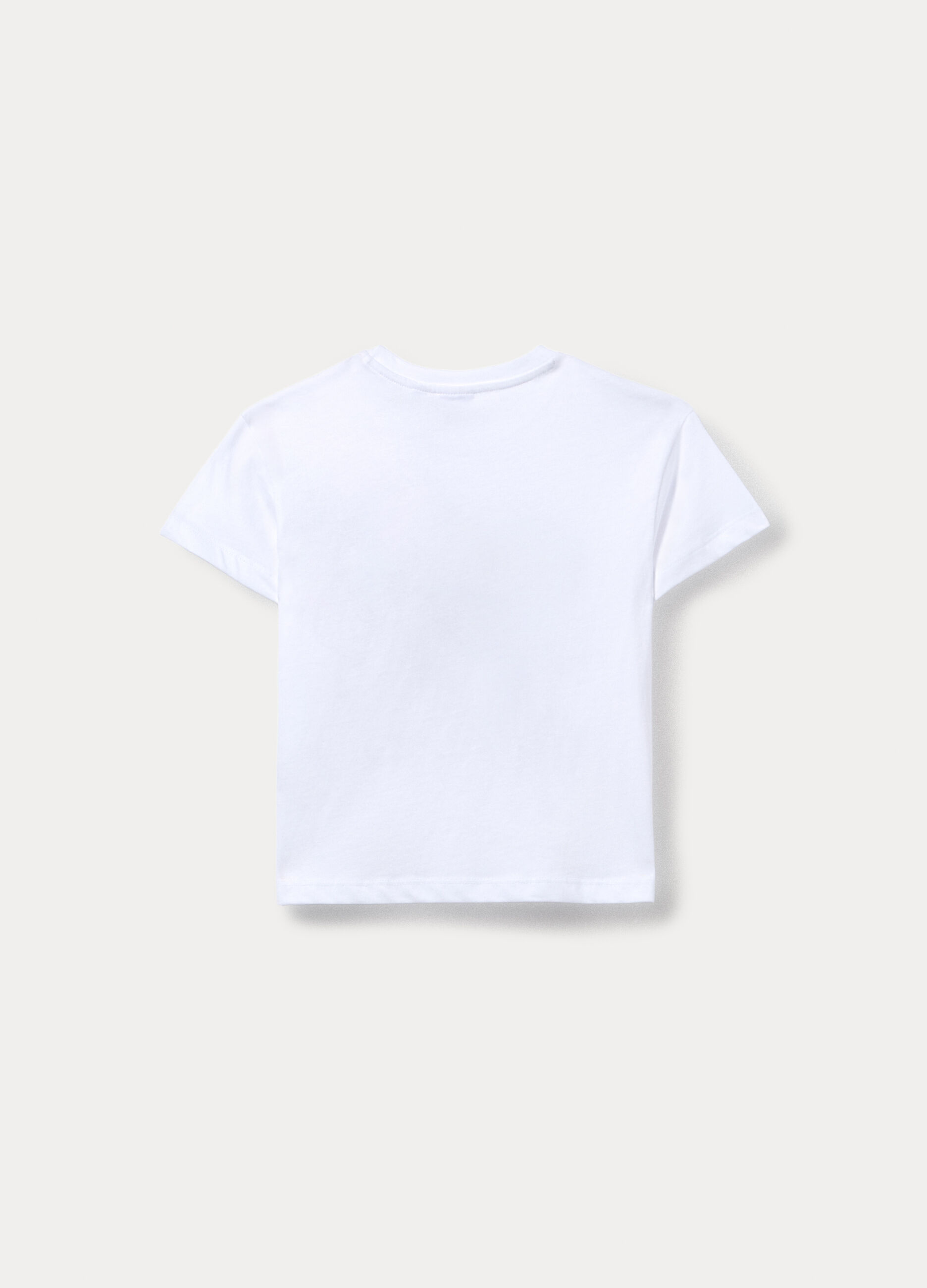 T-shirt girocollo in jersey di puro cotone bambino_1