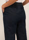 Pantaloni fit relaxed in denim di puro cotone donna_2
