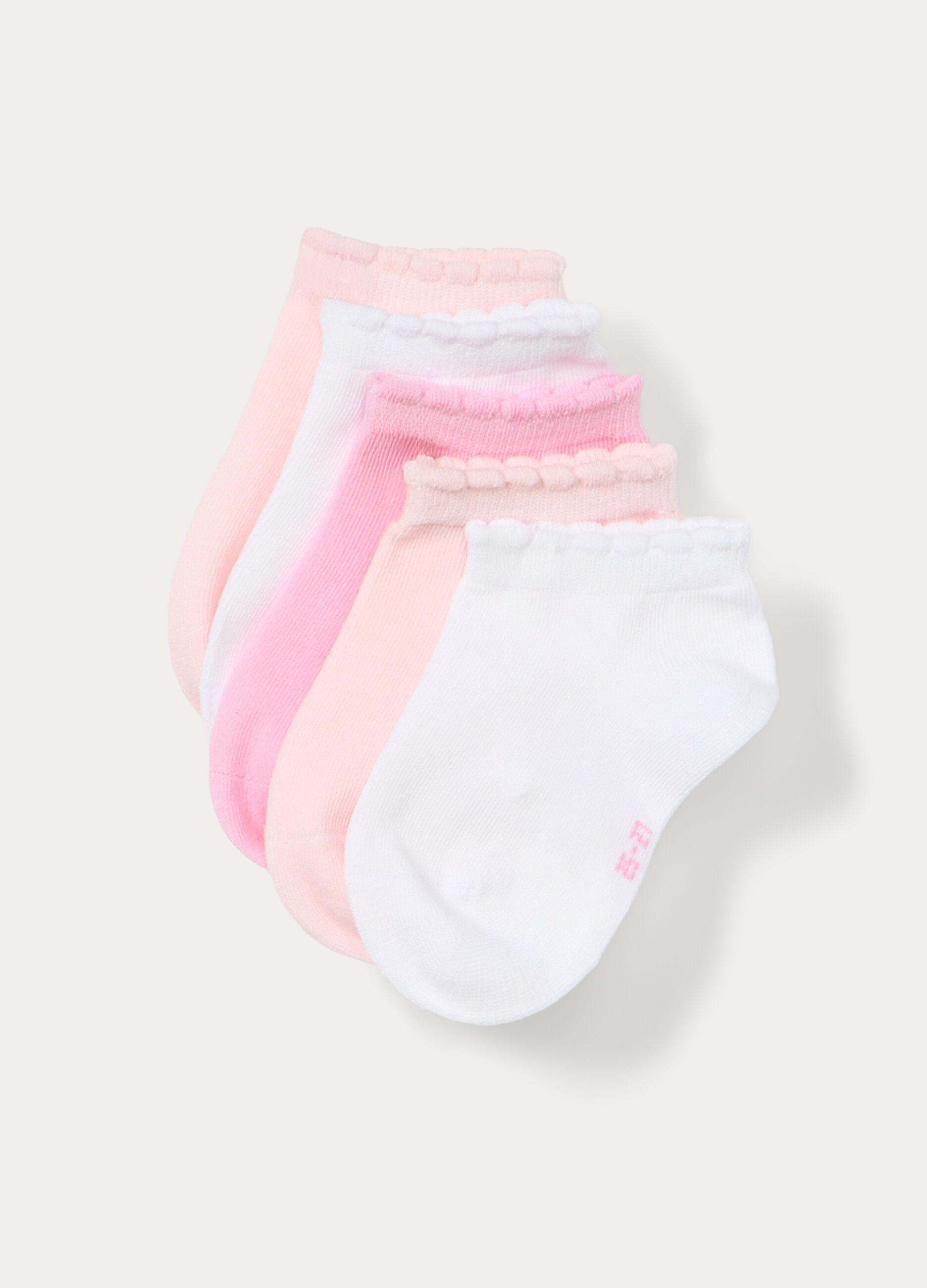 Pack 5 calze corte misto cotone _0