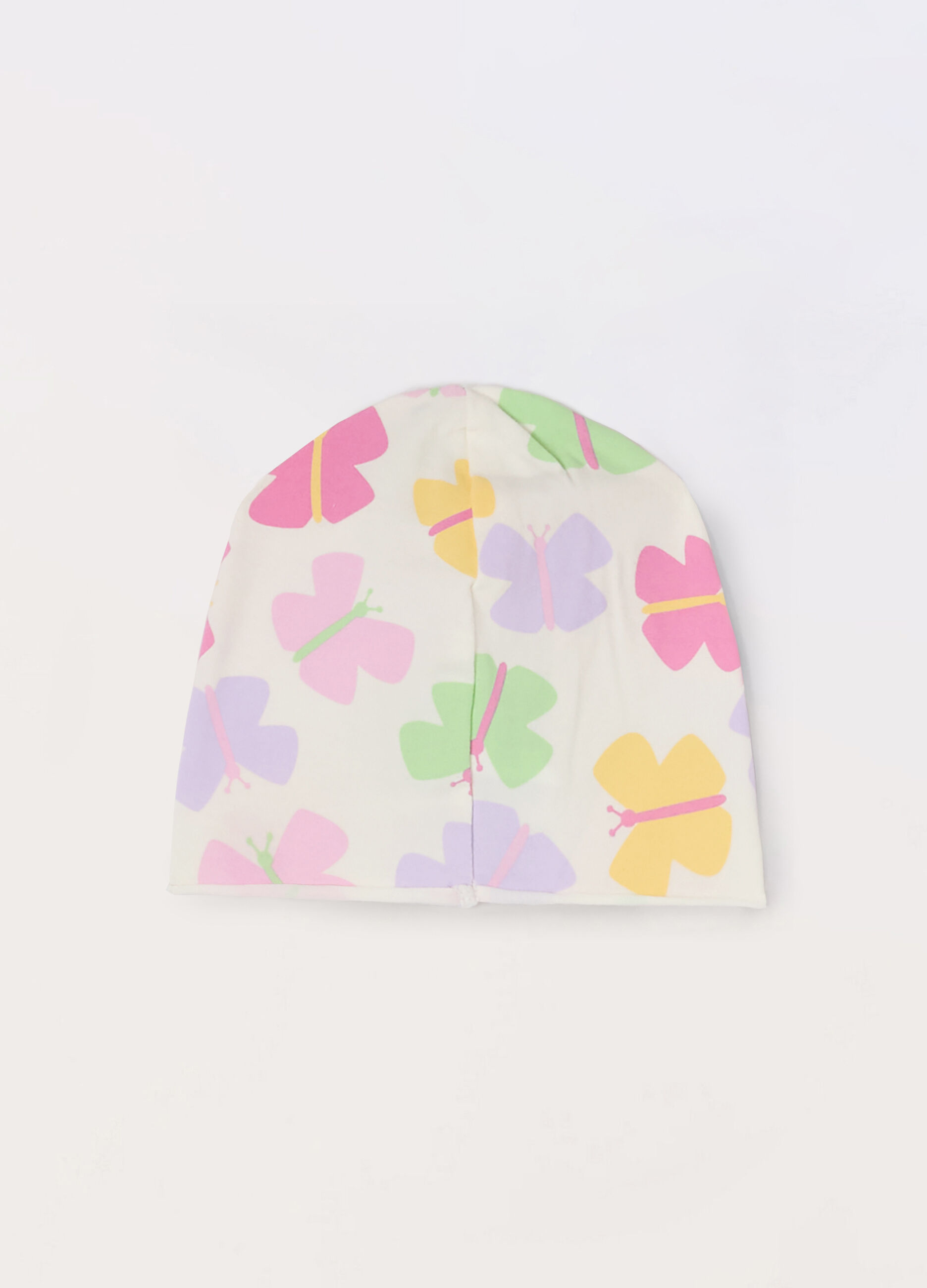 Berrettino in cotone stretch neonata_0