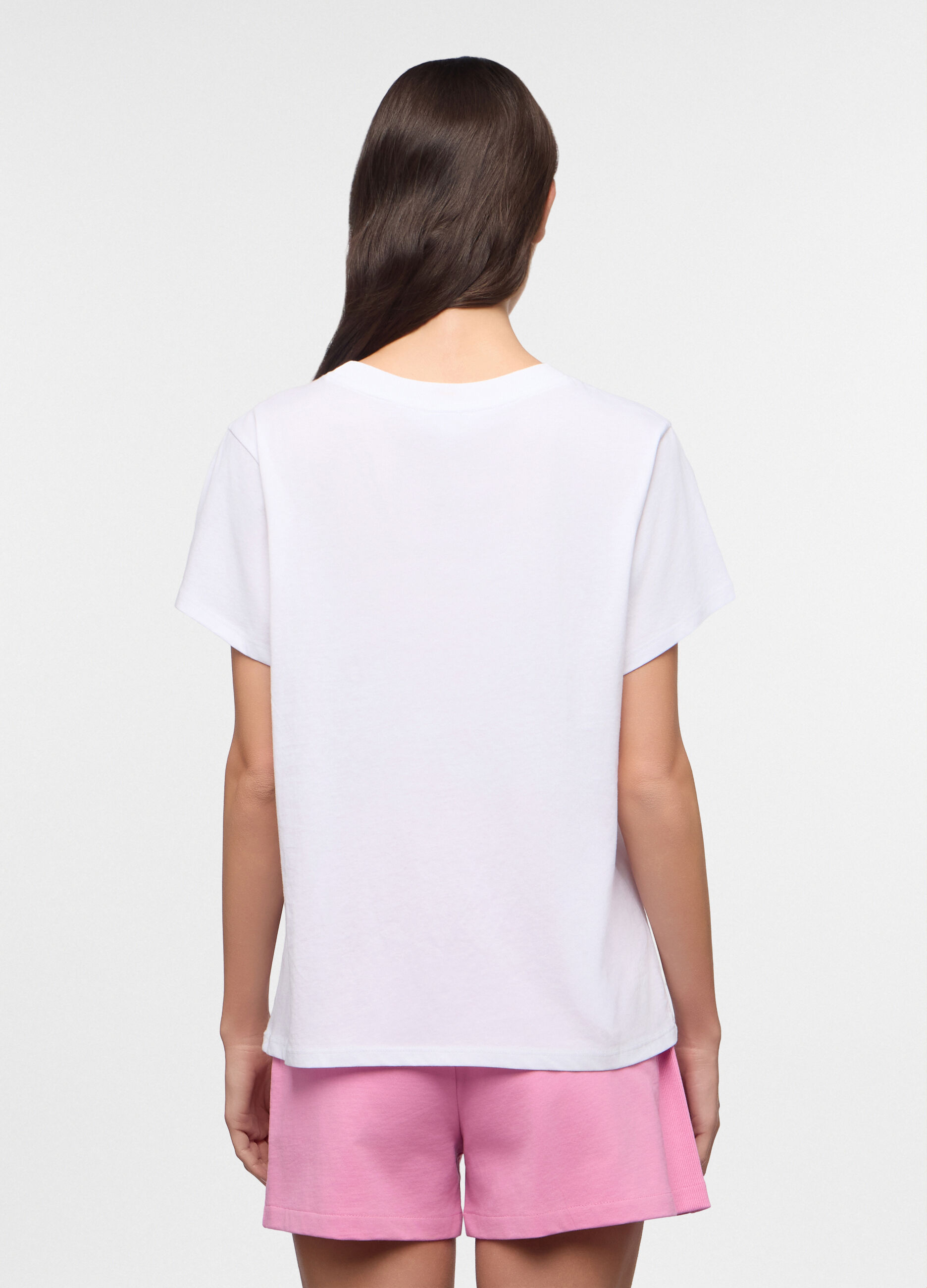 T-shirt girocollo donna_1