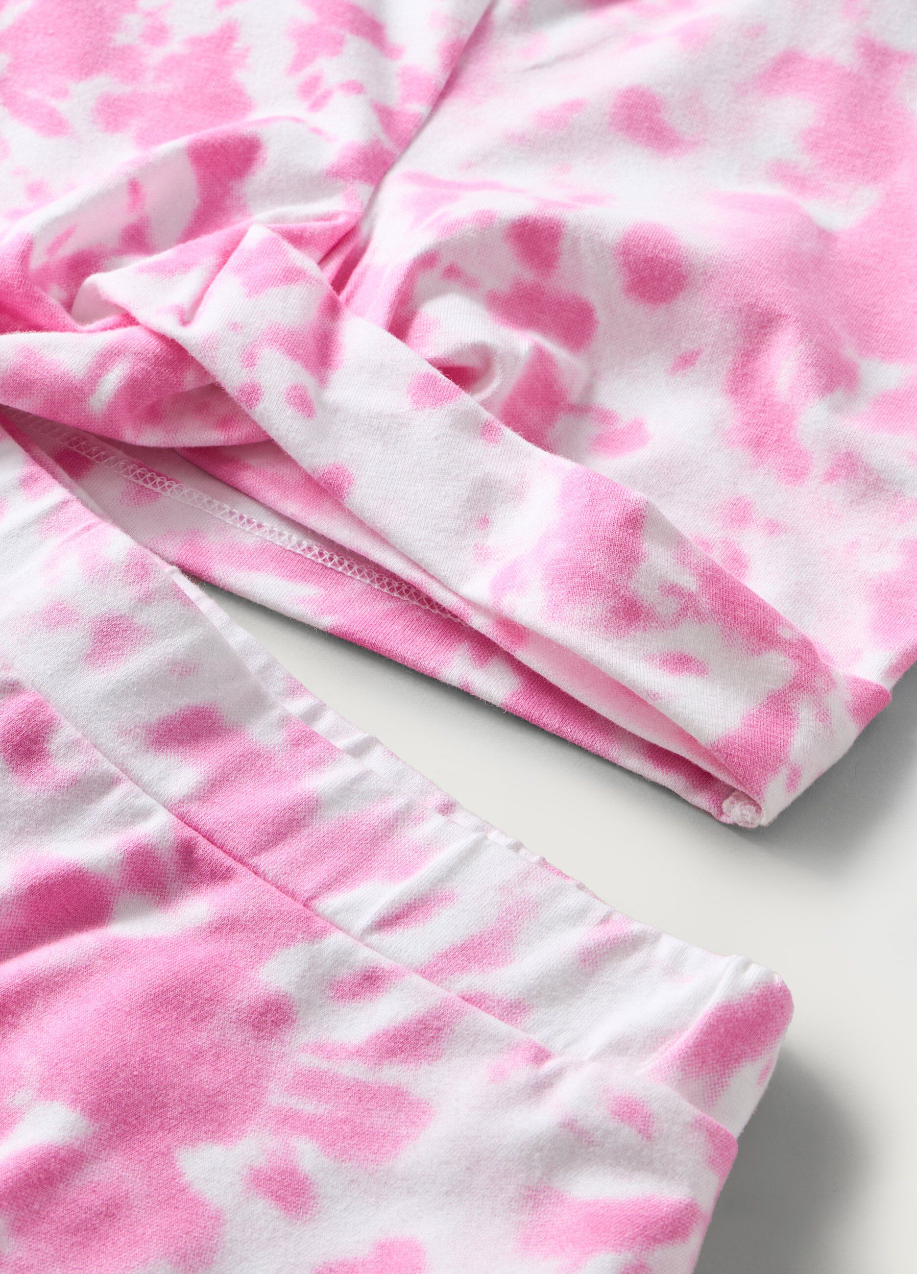 Jogging set in cotone stretch Tie & Dye ragazza_1