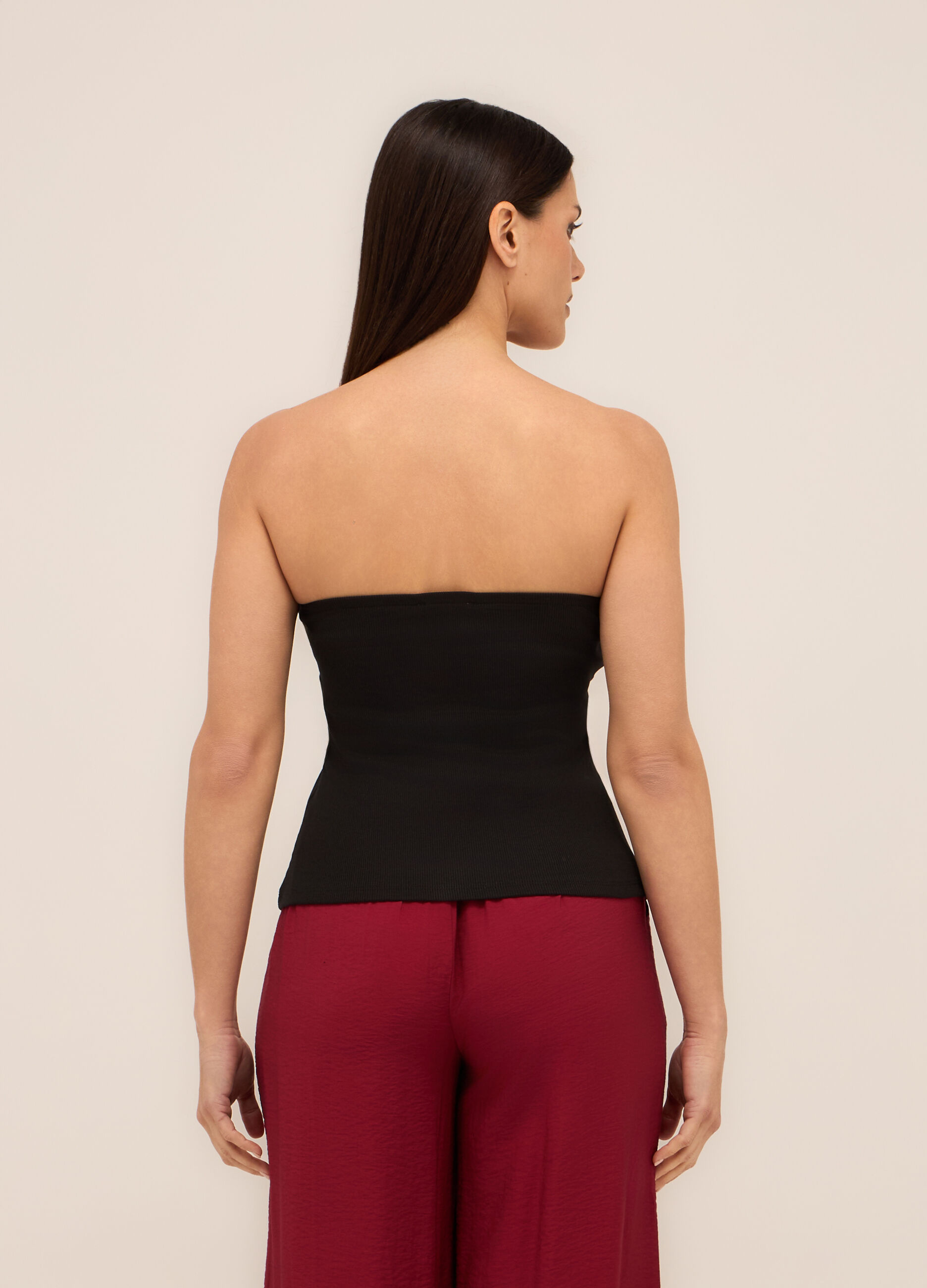 Top a fascia in costina donna_1