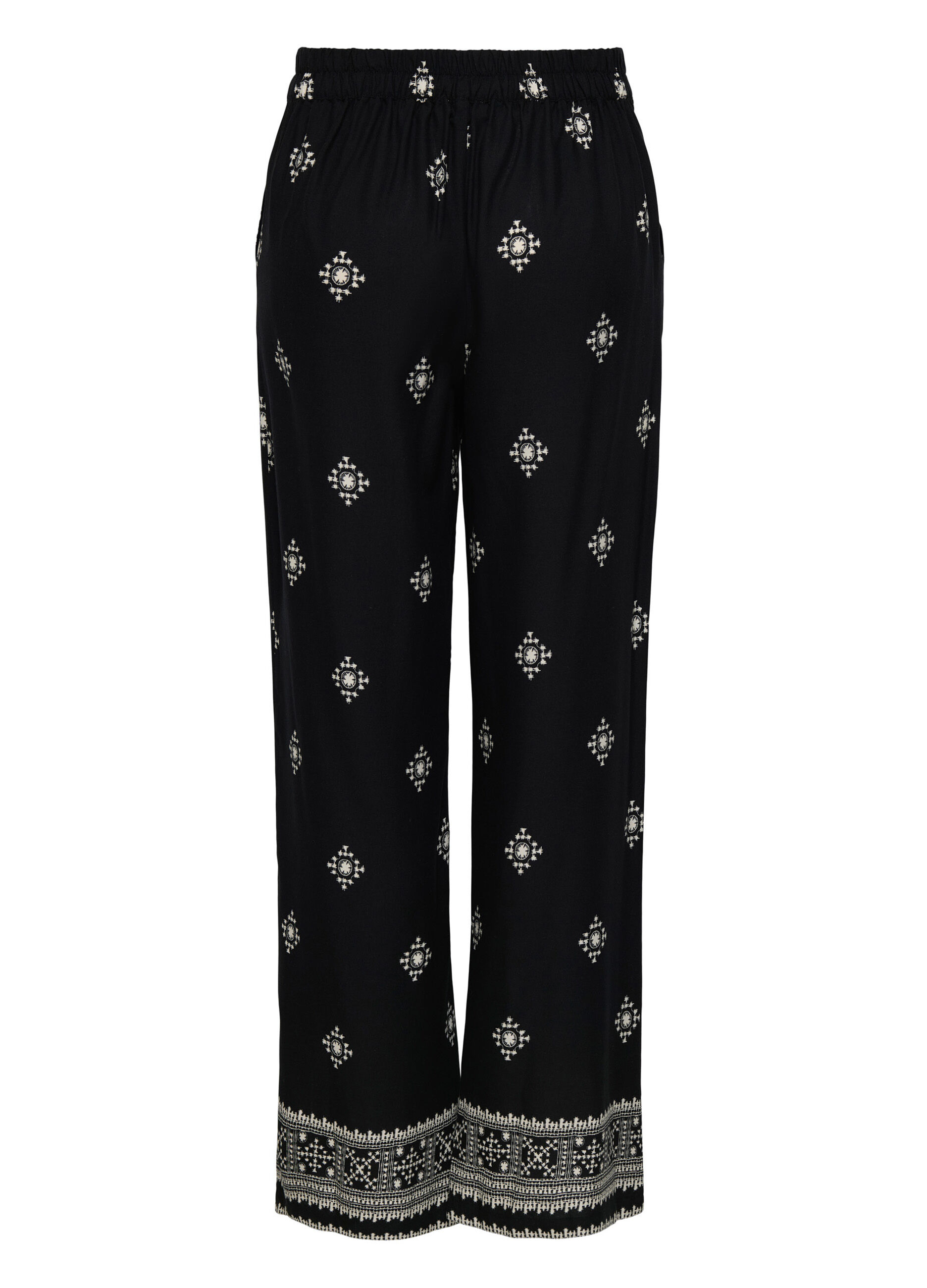 Pantaloni con stampa donna_3