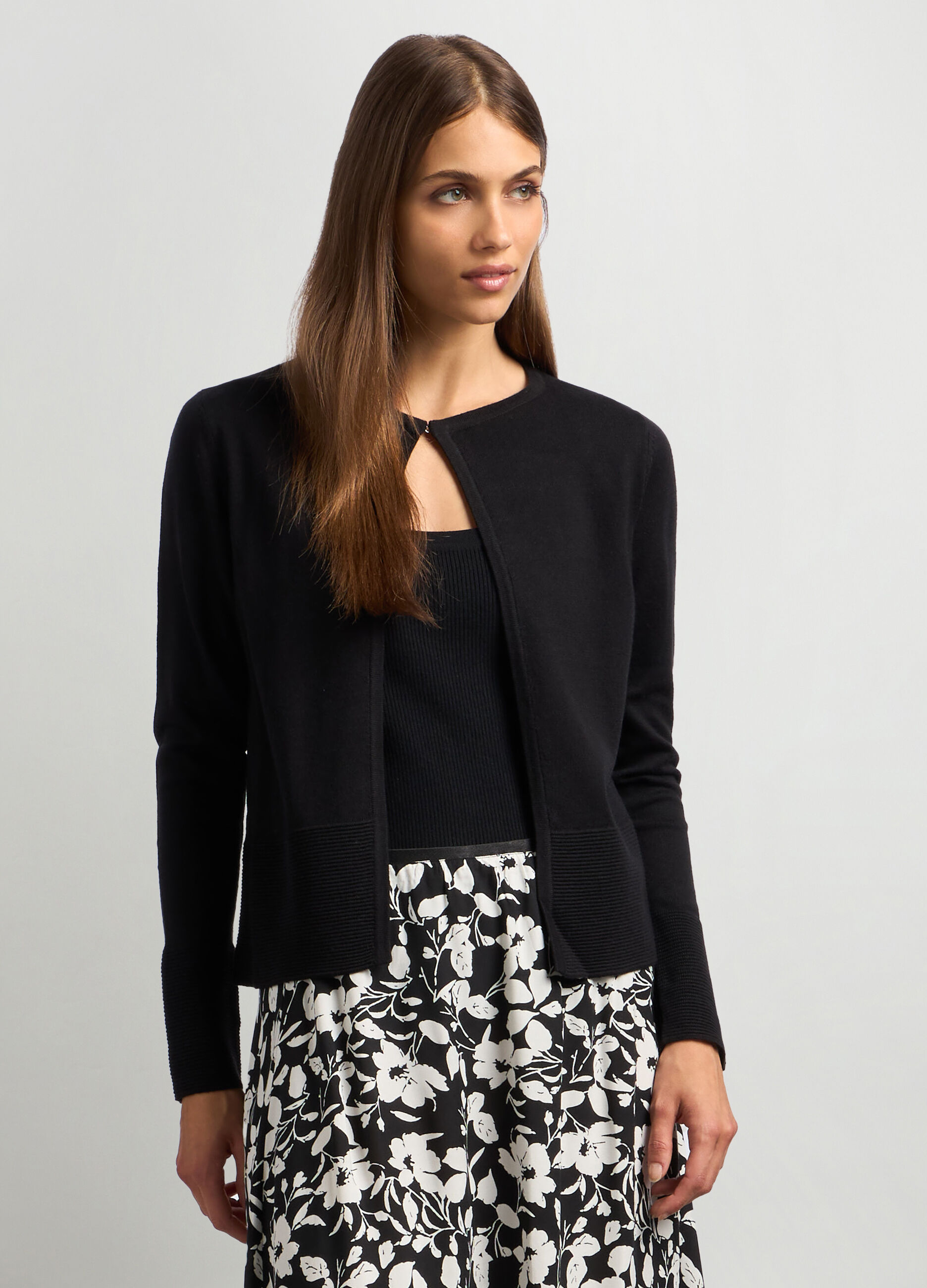 Cardigan in misto cotone donna_0