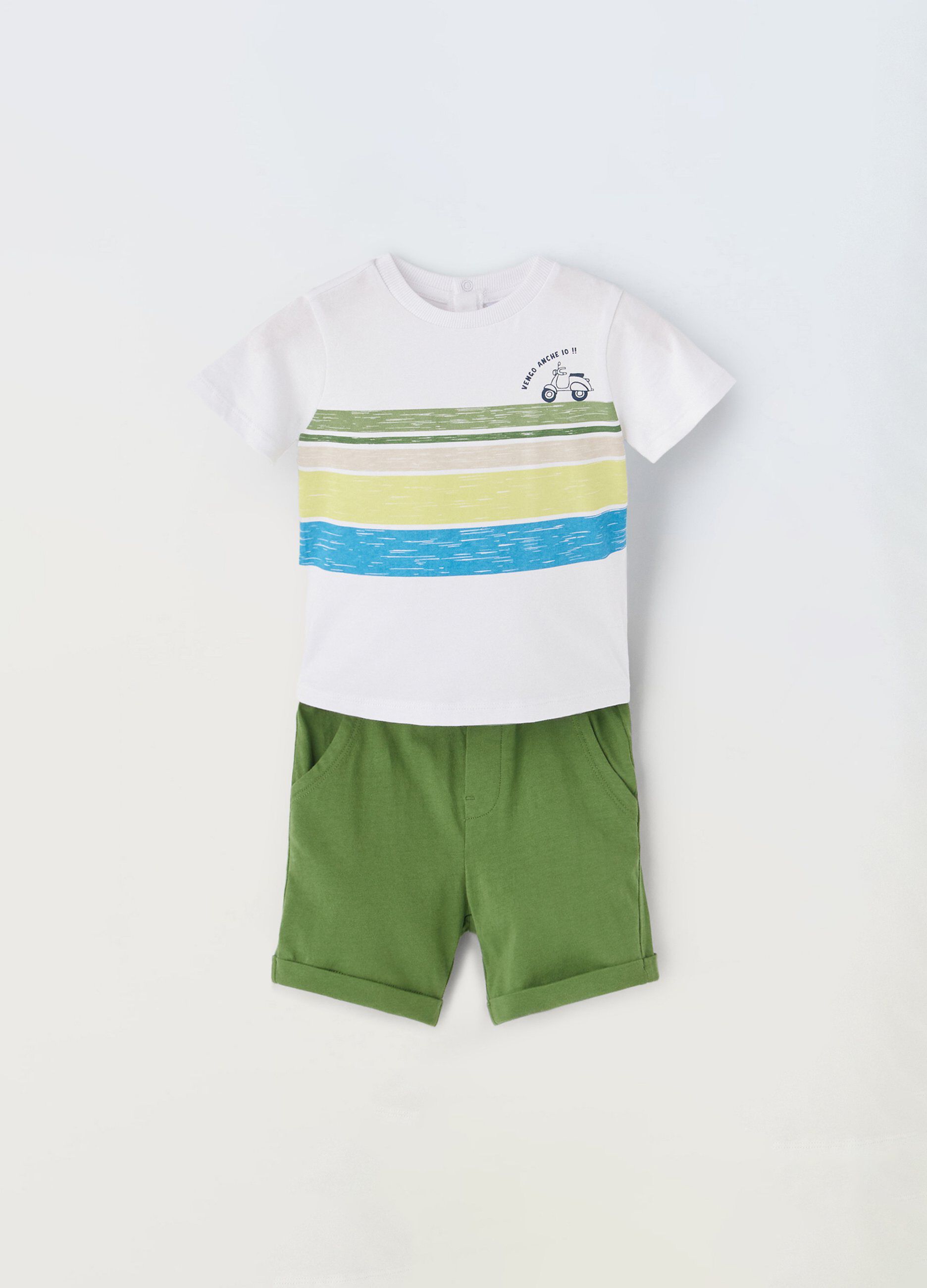 Jogging set in puro cotone neonato_0