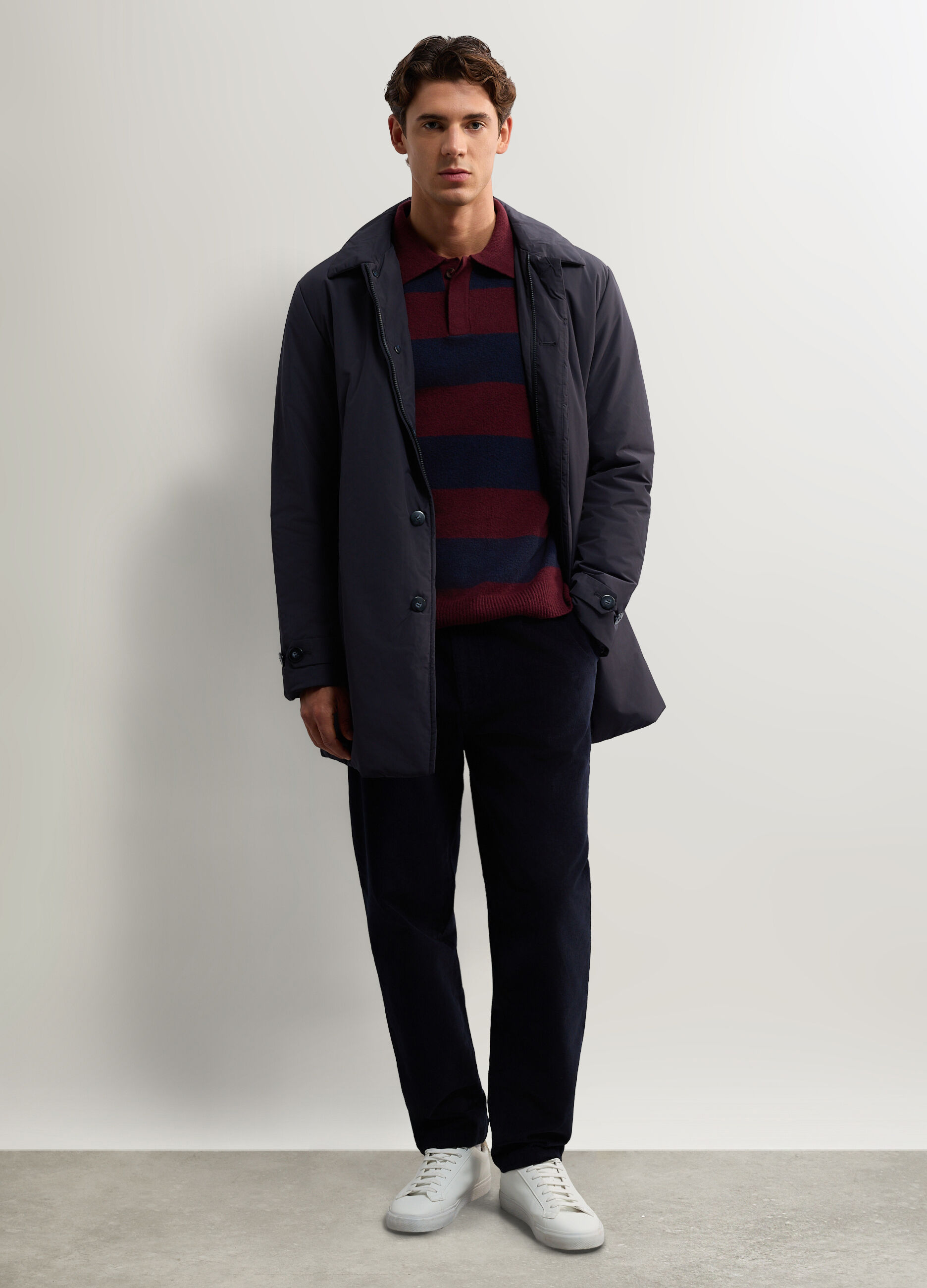 Pantalone chino in velluto a coste di cotone uomo_0