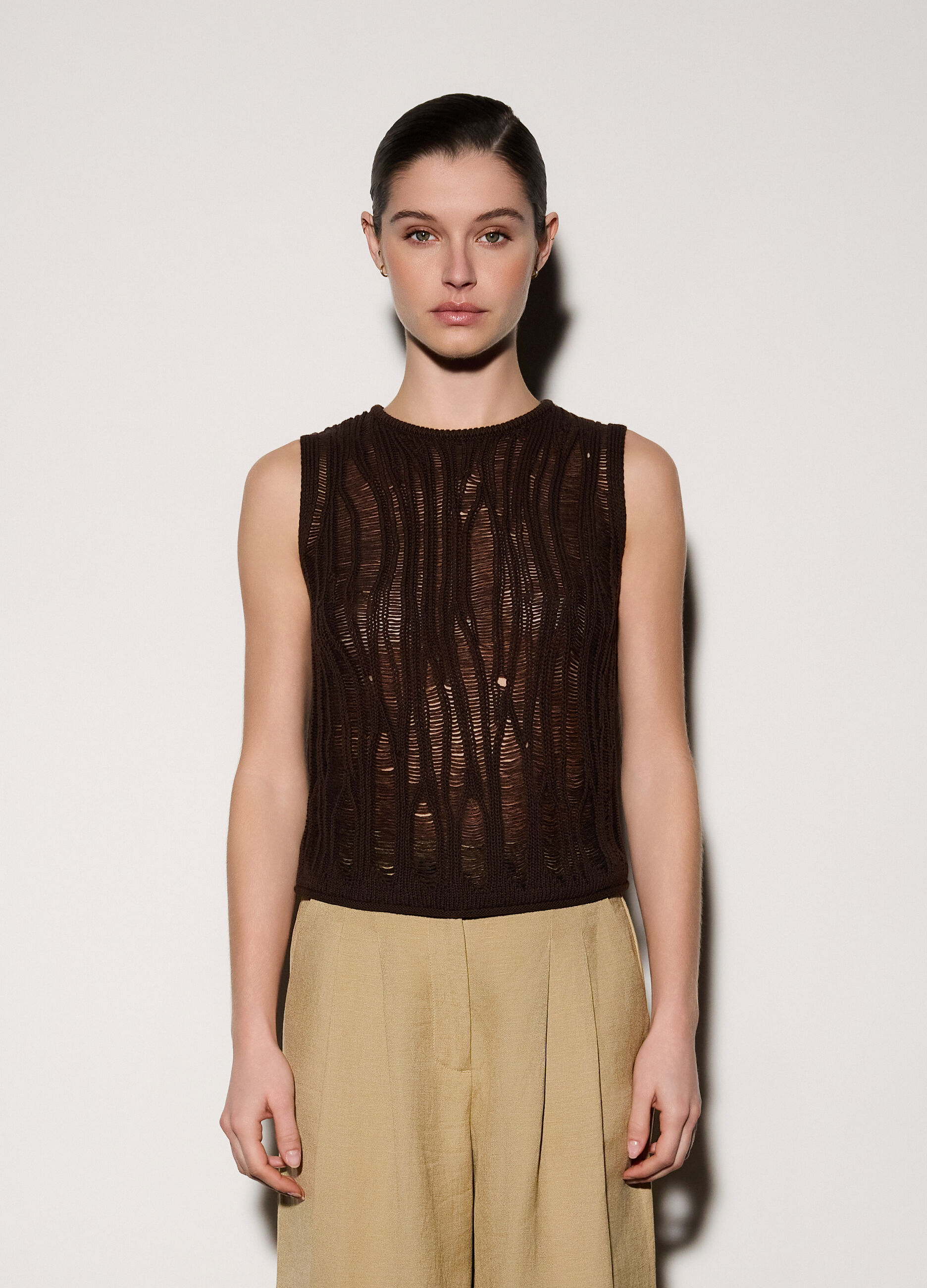 T-shirt girocollo operata donna_1