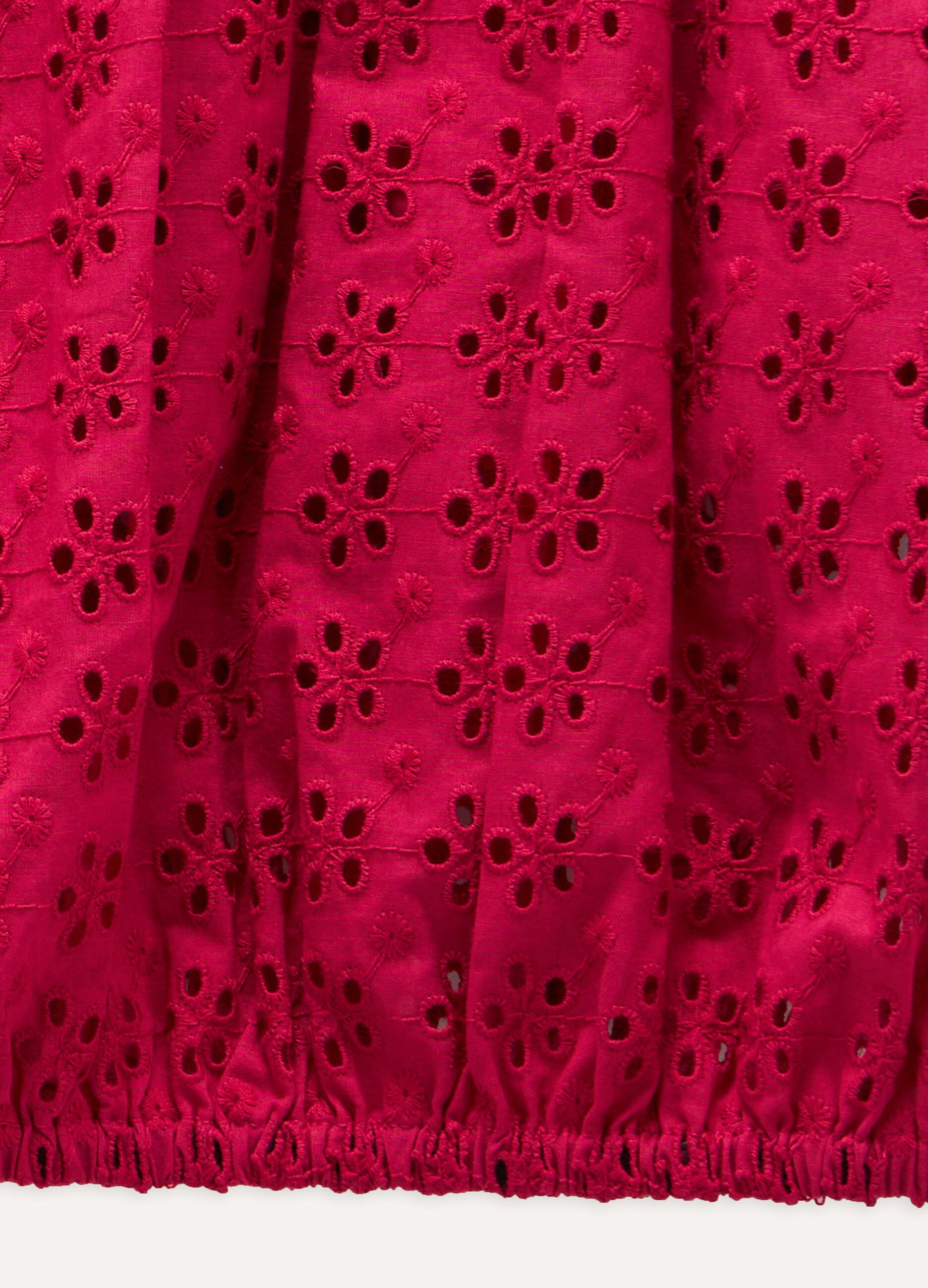 Blusa in puro cotone sangallo ragazza_1