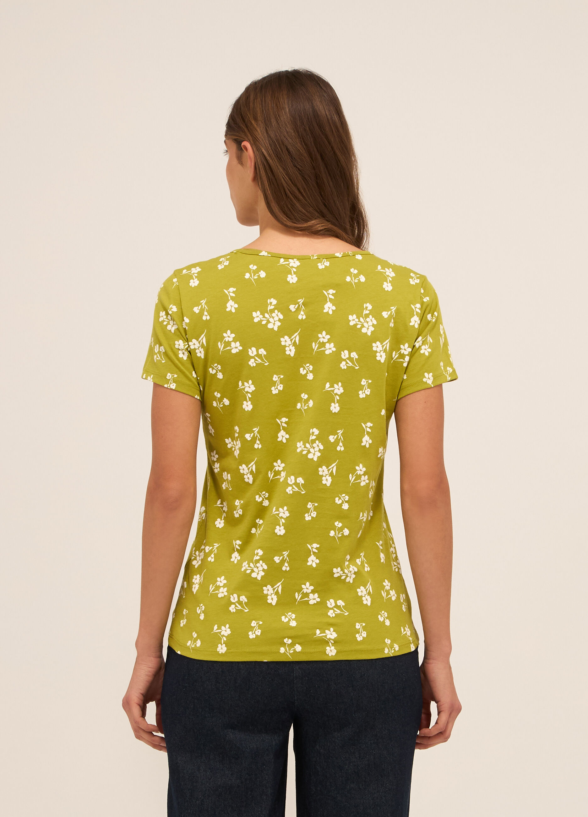 T-shirt in puro cotone donna_1