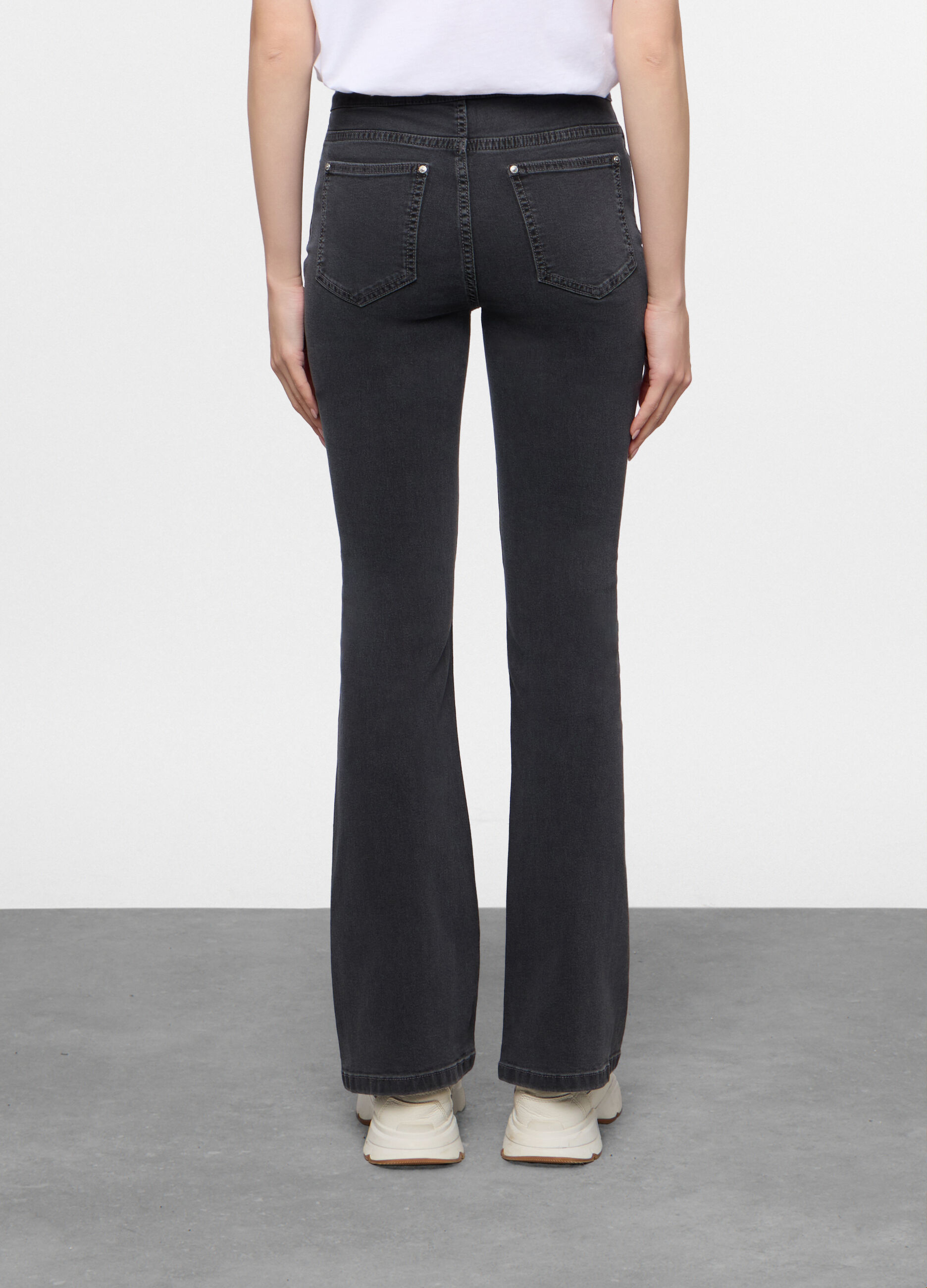 5 Tasche fit Flare in cotone stretch donna_2