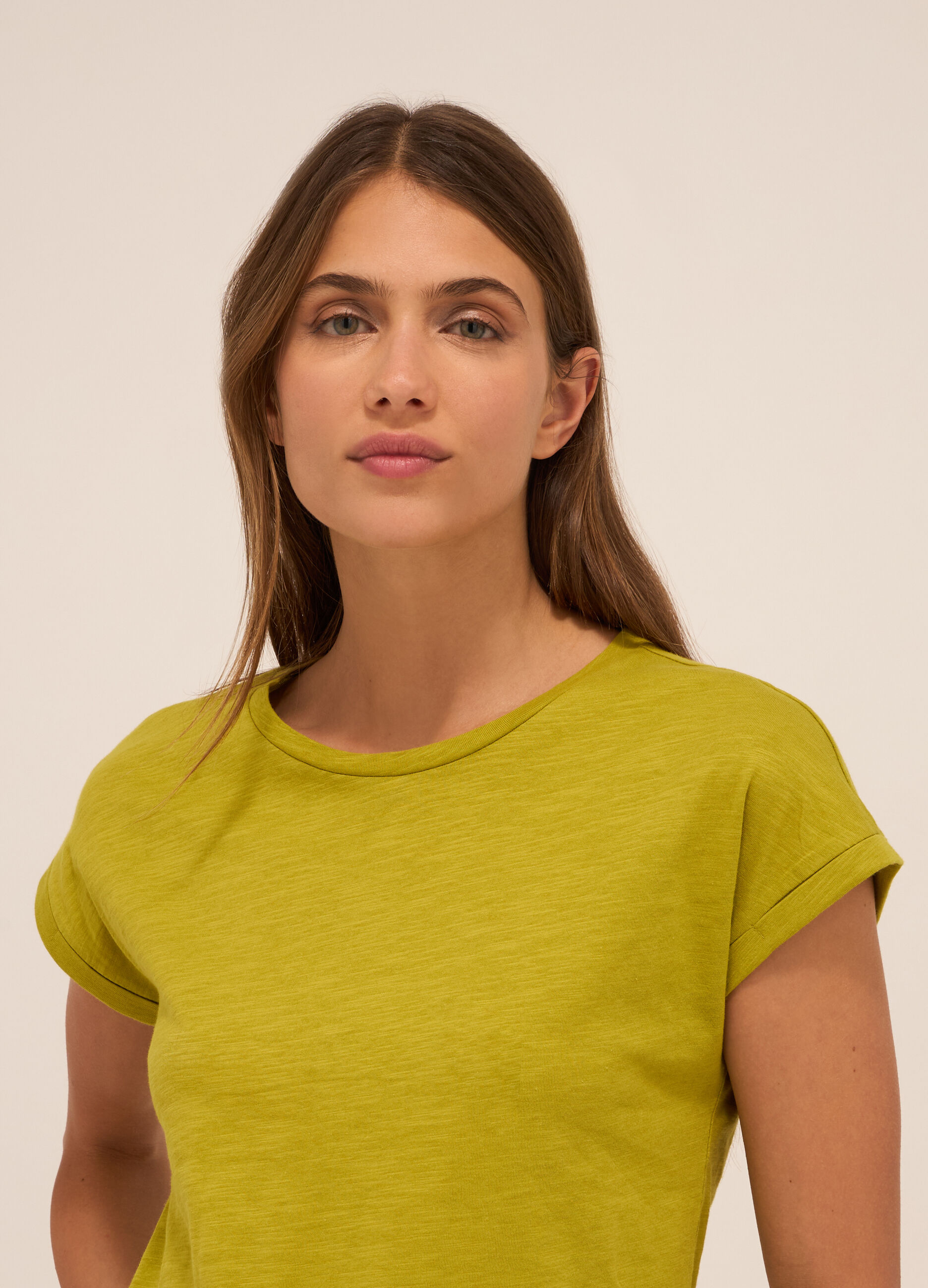 T-shirt in puro cotone donna_2