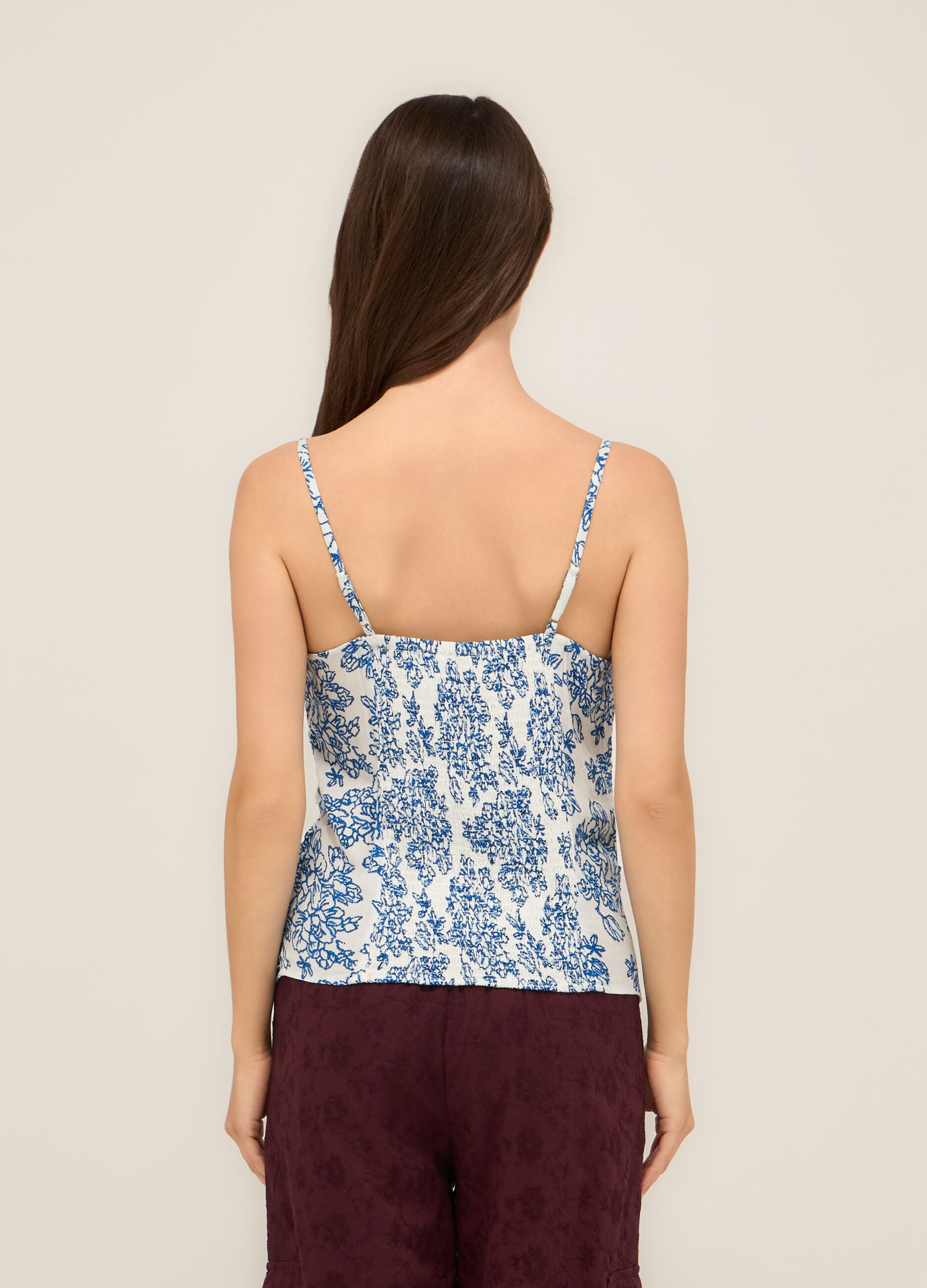 Top in pura viscosa crepe donna_1