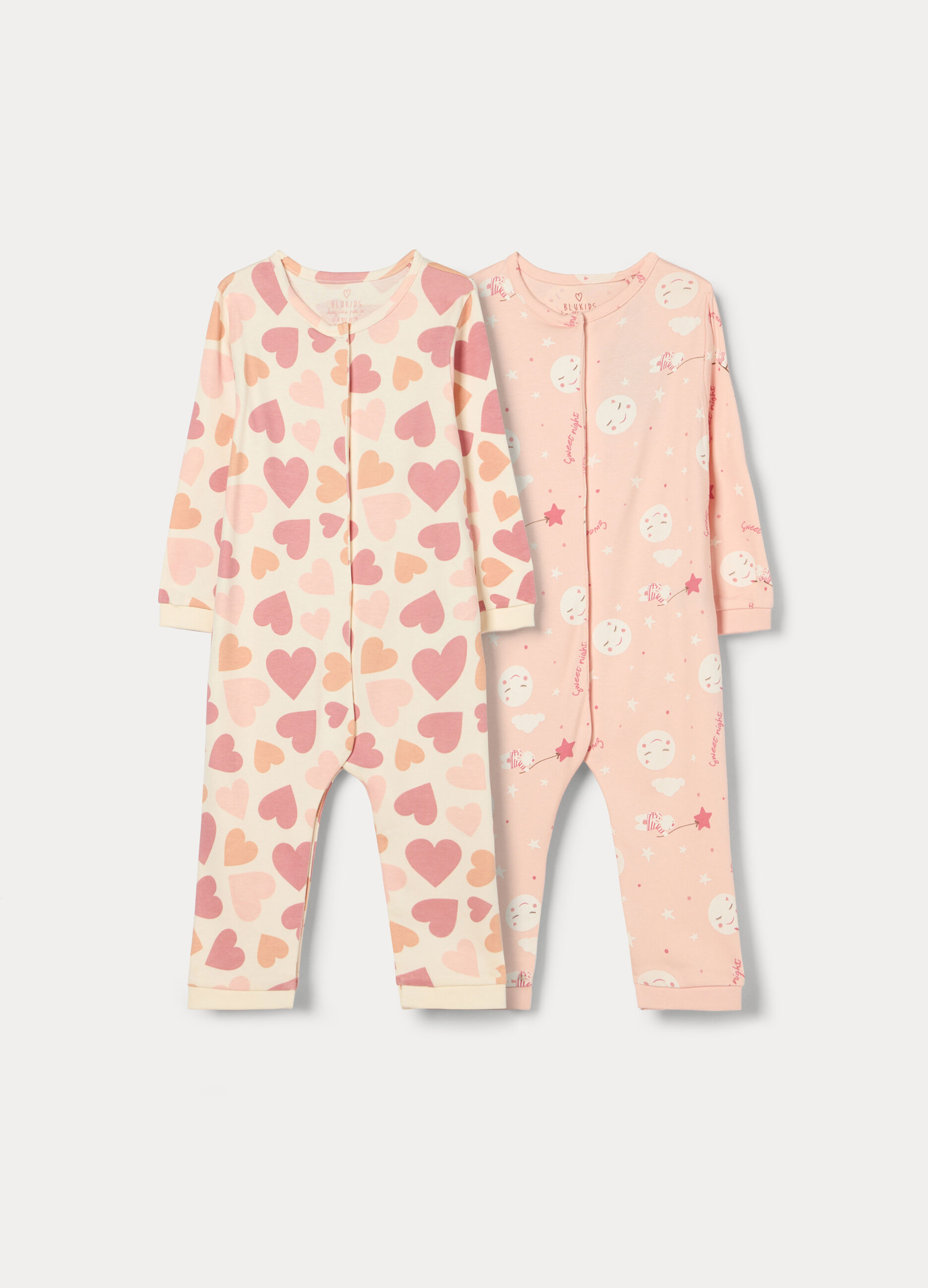 Pack 2 tutine pigiama in interlock di puro cotone _0