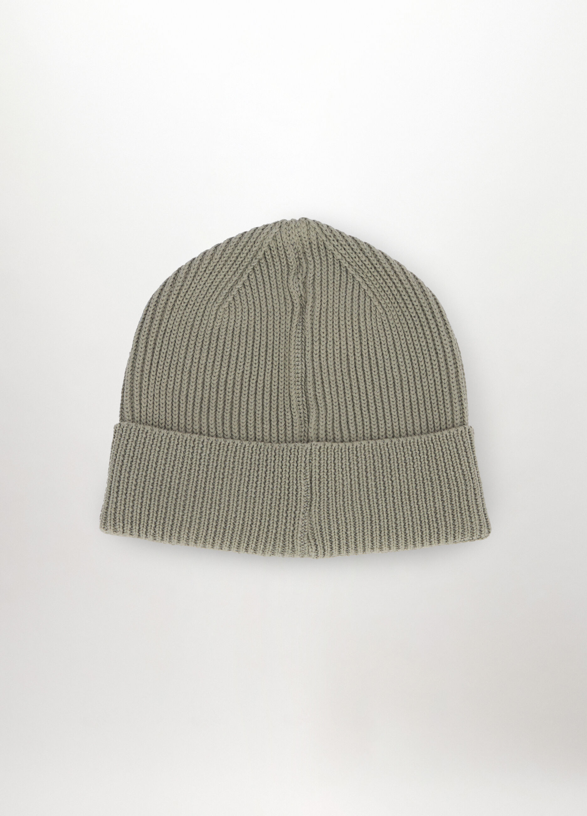 Berretto in misto cotone con logo uomo_1