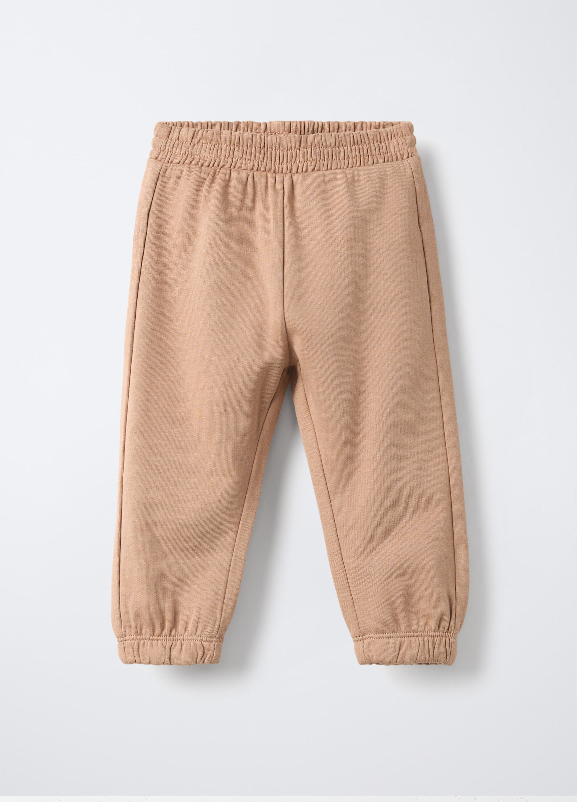 Jogger in puro cotone garzato Fit Regular bimba_0