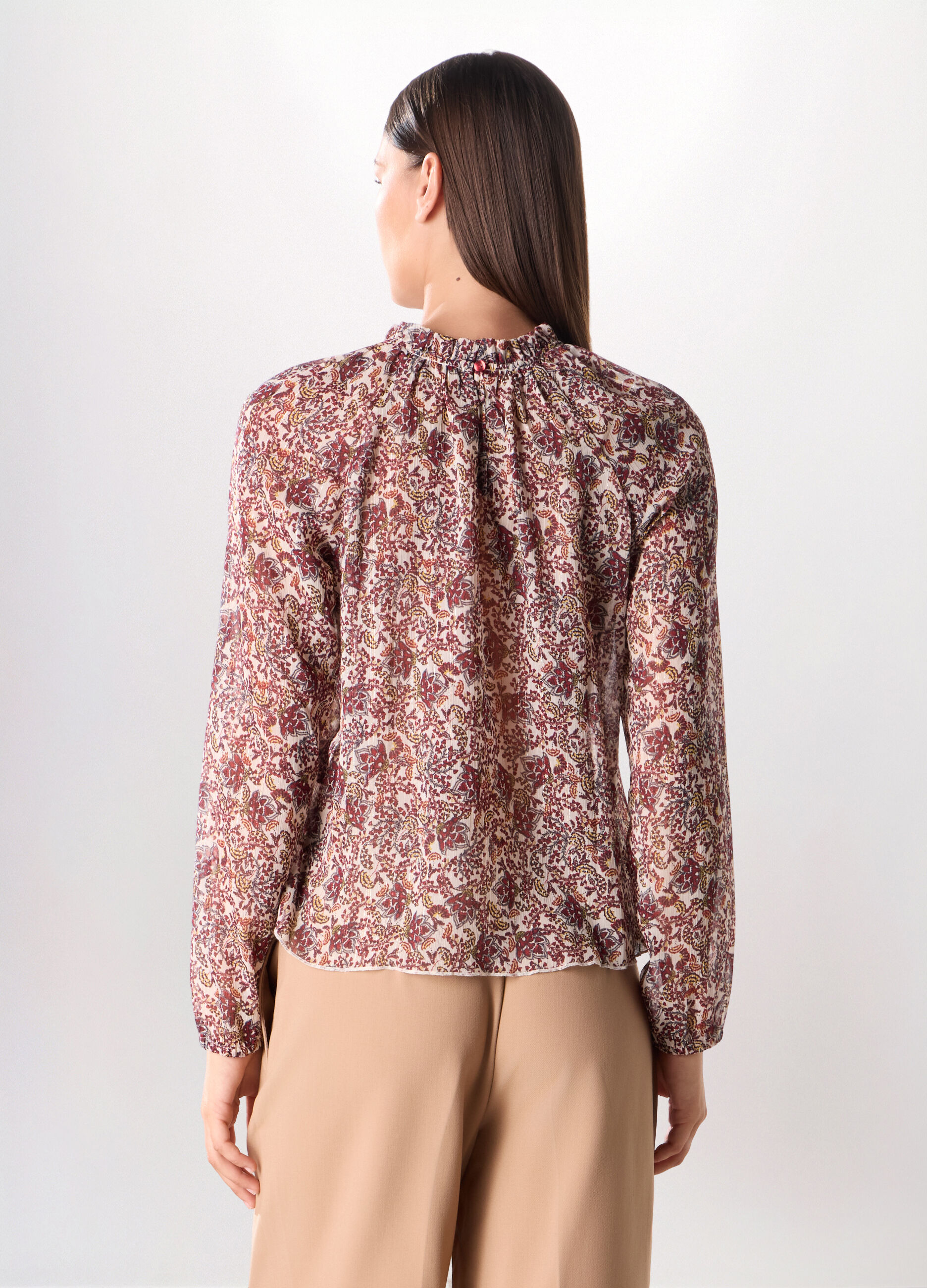 Blusa chiffon donna_1