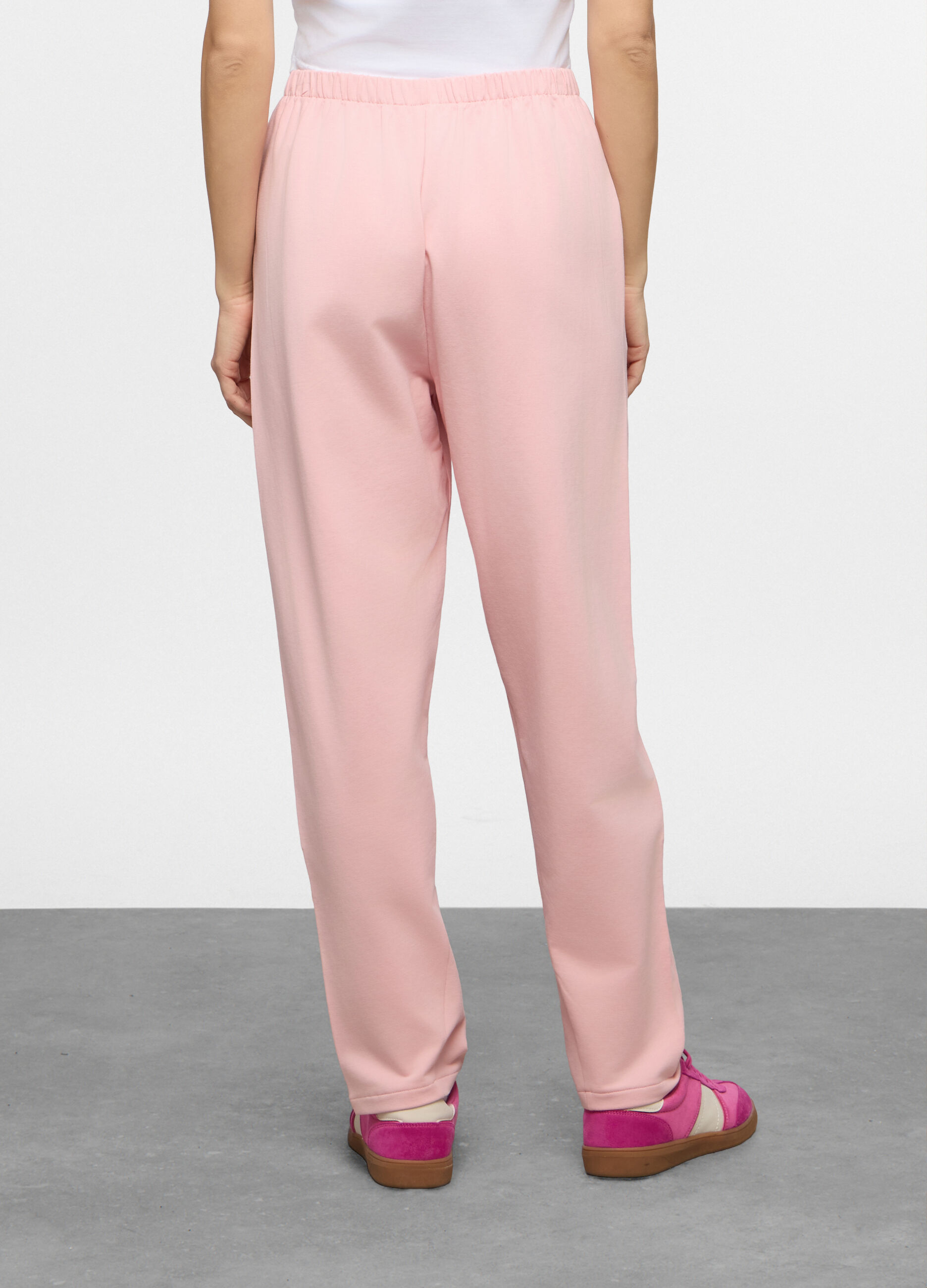 Jogger over fit in french terry stretch donna_1