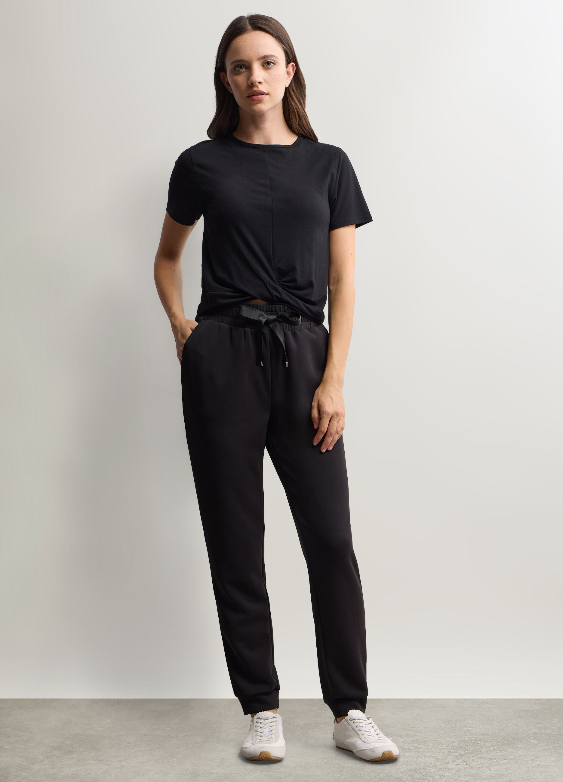 Jogger misto modal stretch donna_0