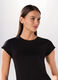 T-shirt in jersey di puro cotone donna_2