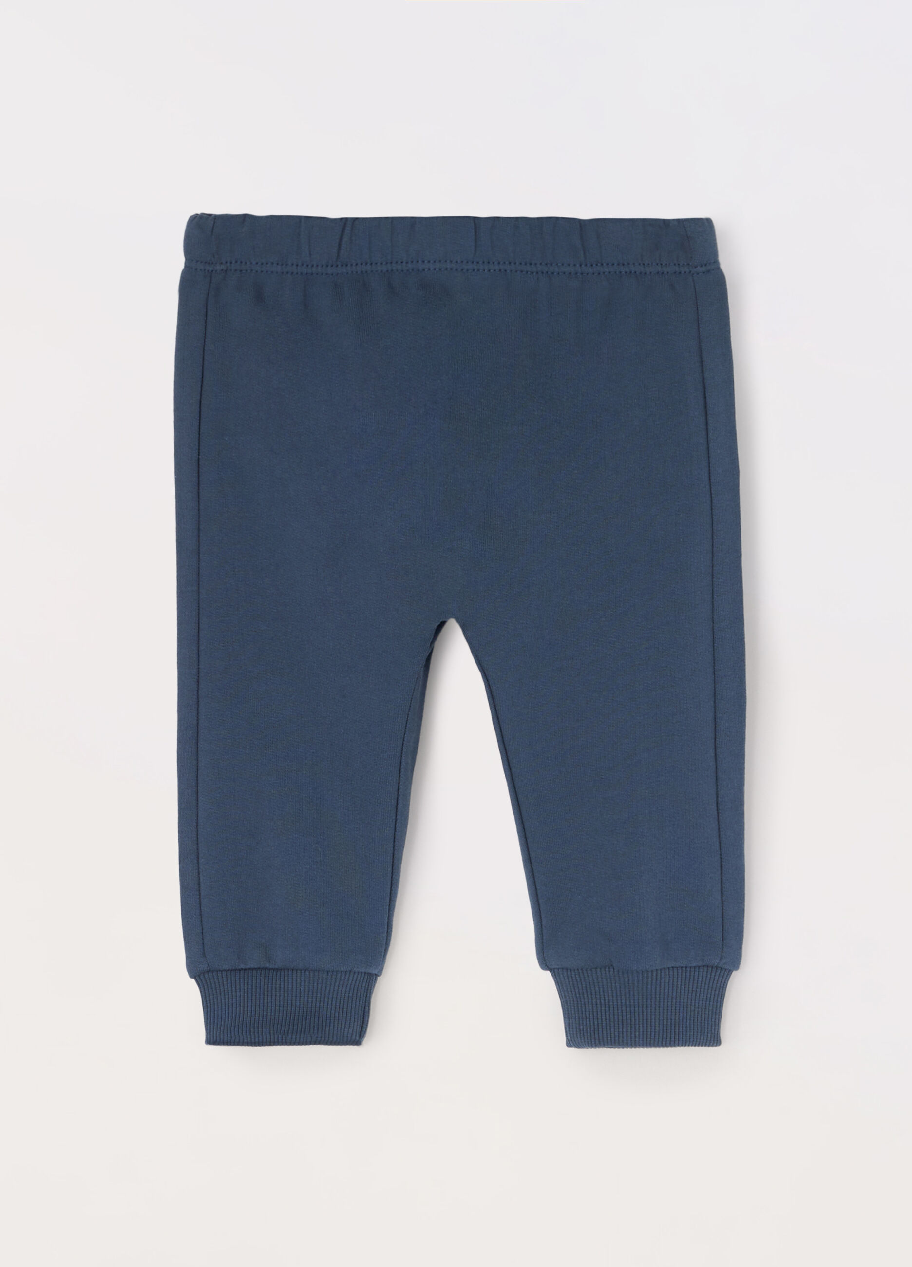Joggers in french terry di puro cotone neonato_0