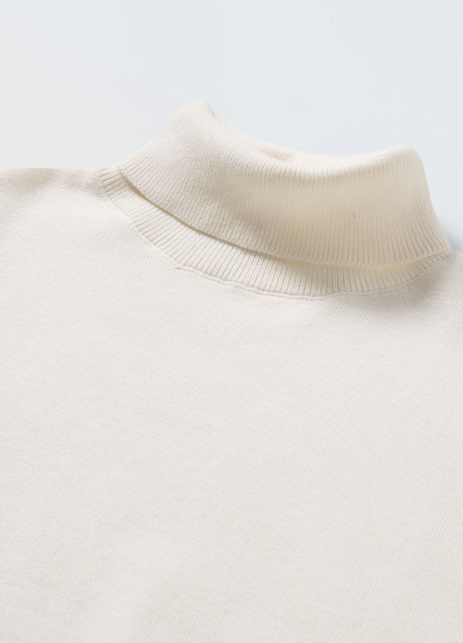 Dolcevita tricot in puro cotone bambino_1